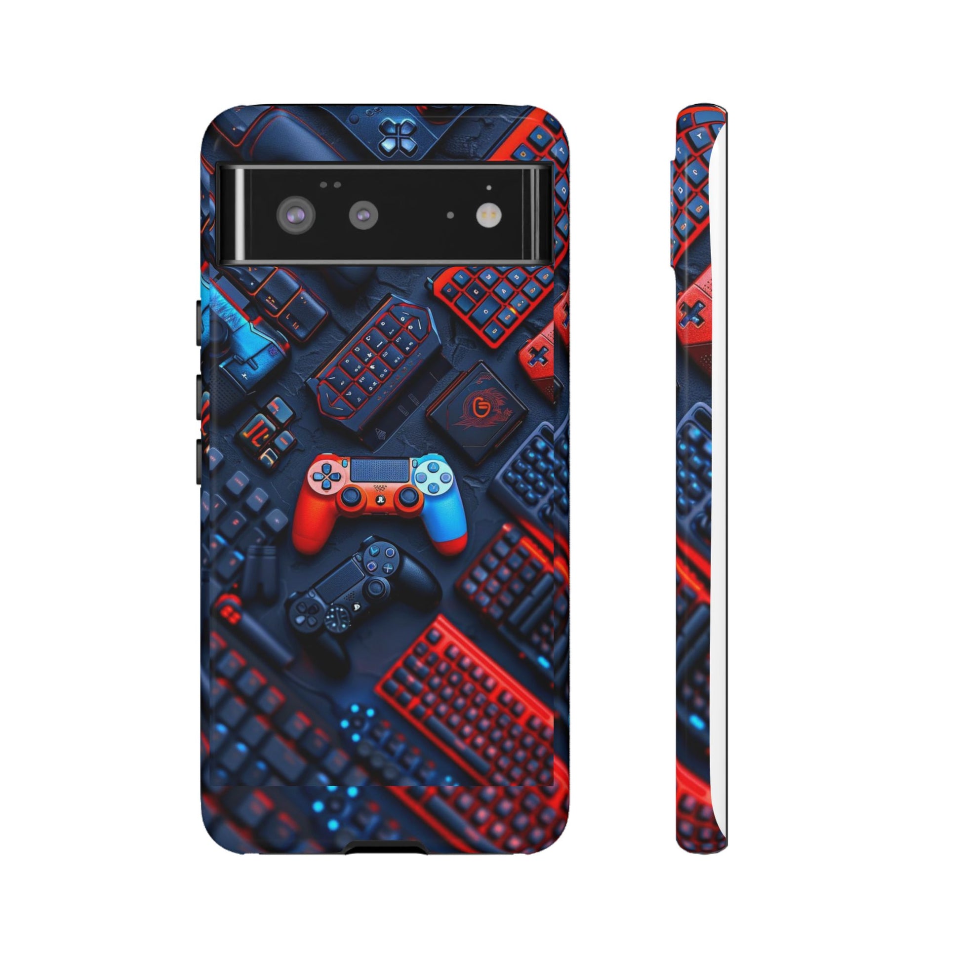 Gamer Themed Controllers Tough Cases for iPhones, Samsung, and Pixel