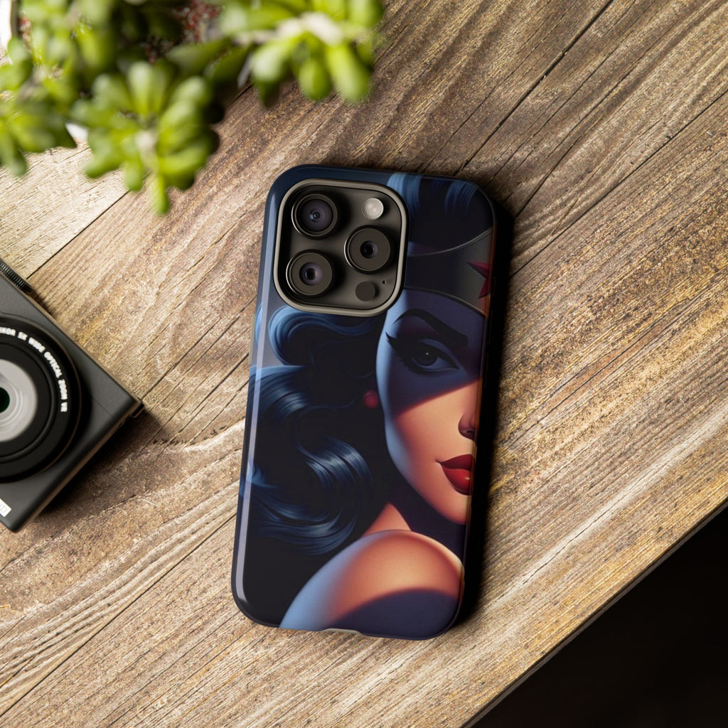 Classic Comics Wonder Woman Tough Cases for iPhones, Samsung, and Pixel