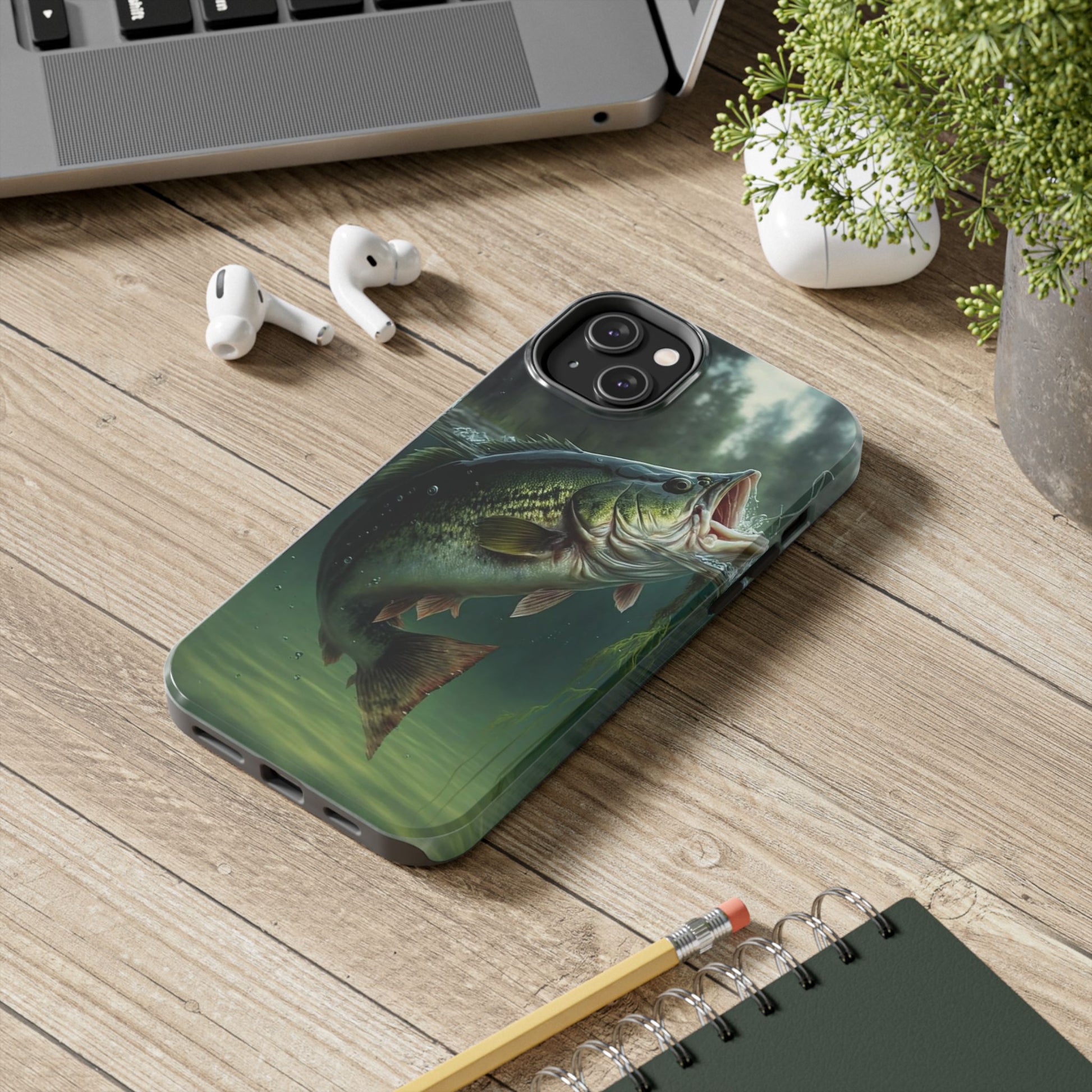 Large Mouth Bass Theme Phone Cases for iPhones & Samsung Phones