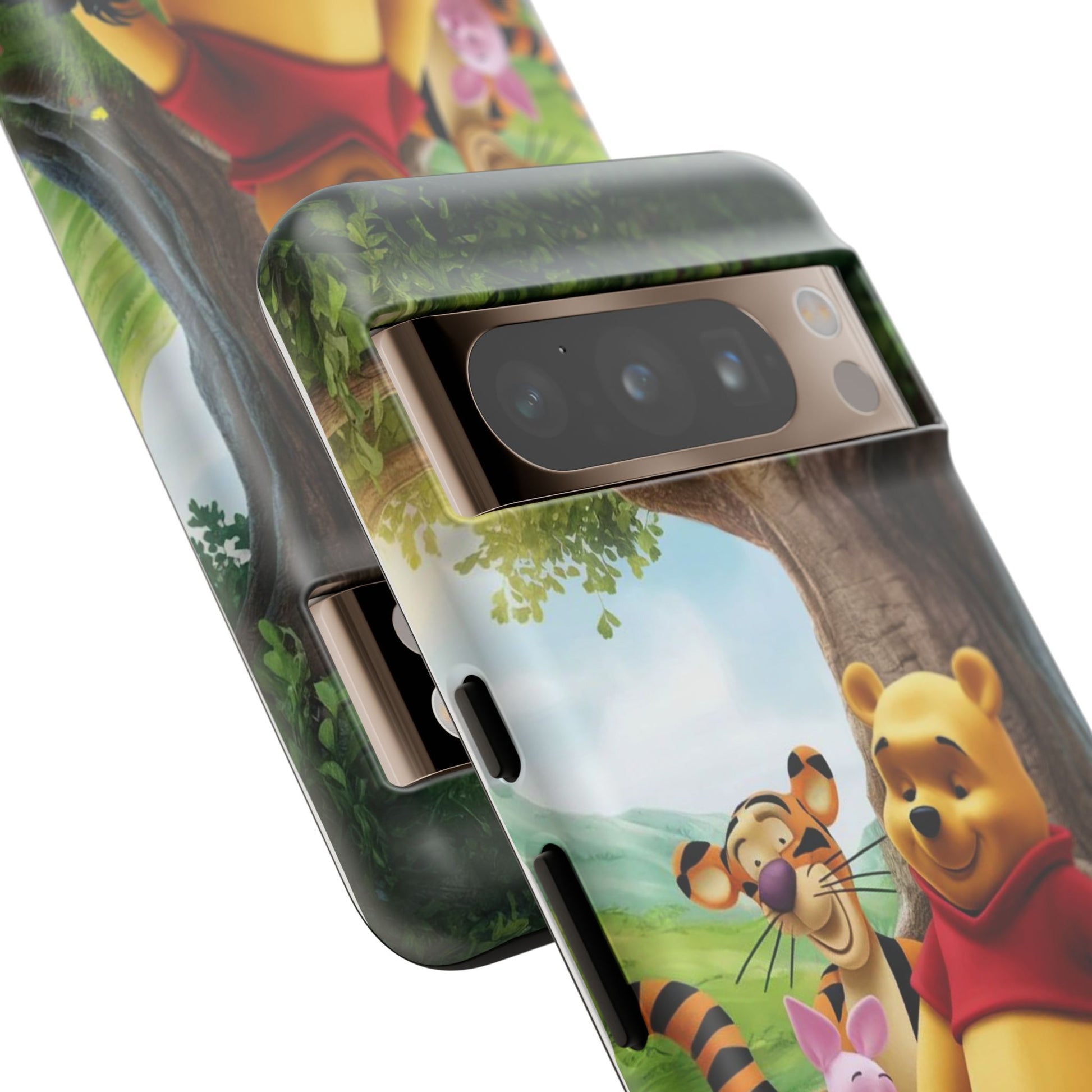 Cute Pooh Bear Phone Case, Tough Cases, Disney Phone for iPhones, Samsung, and Pixel
