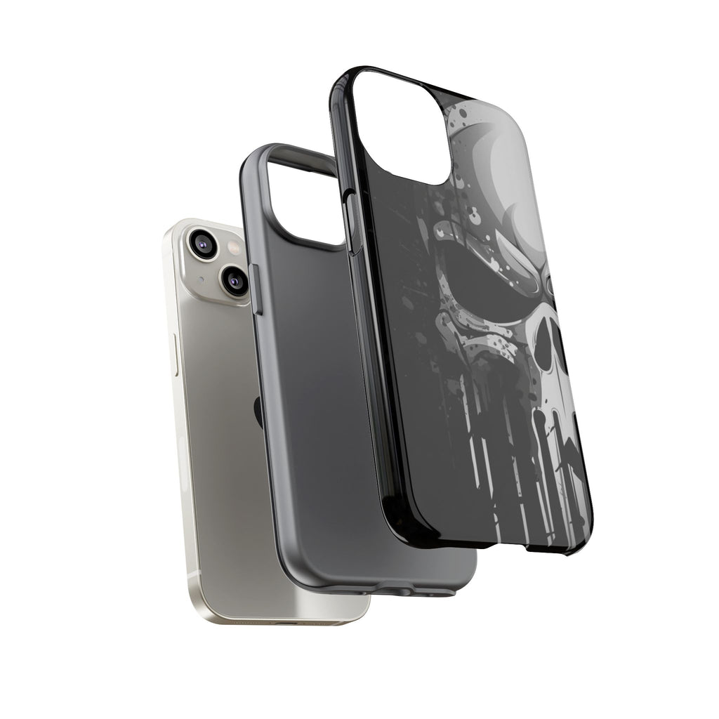 Punisher Skull Tough Cases for iPhones, Samsung, and Pixel