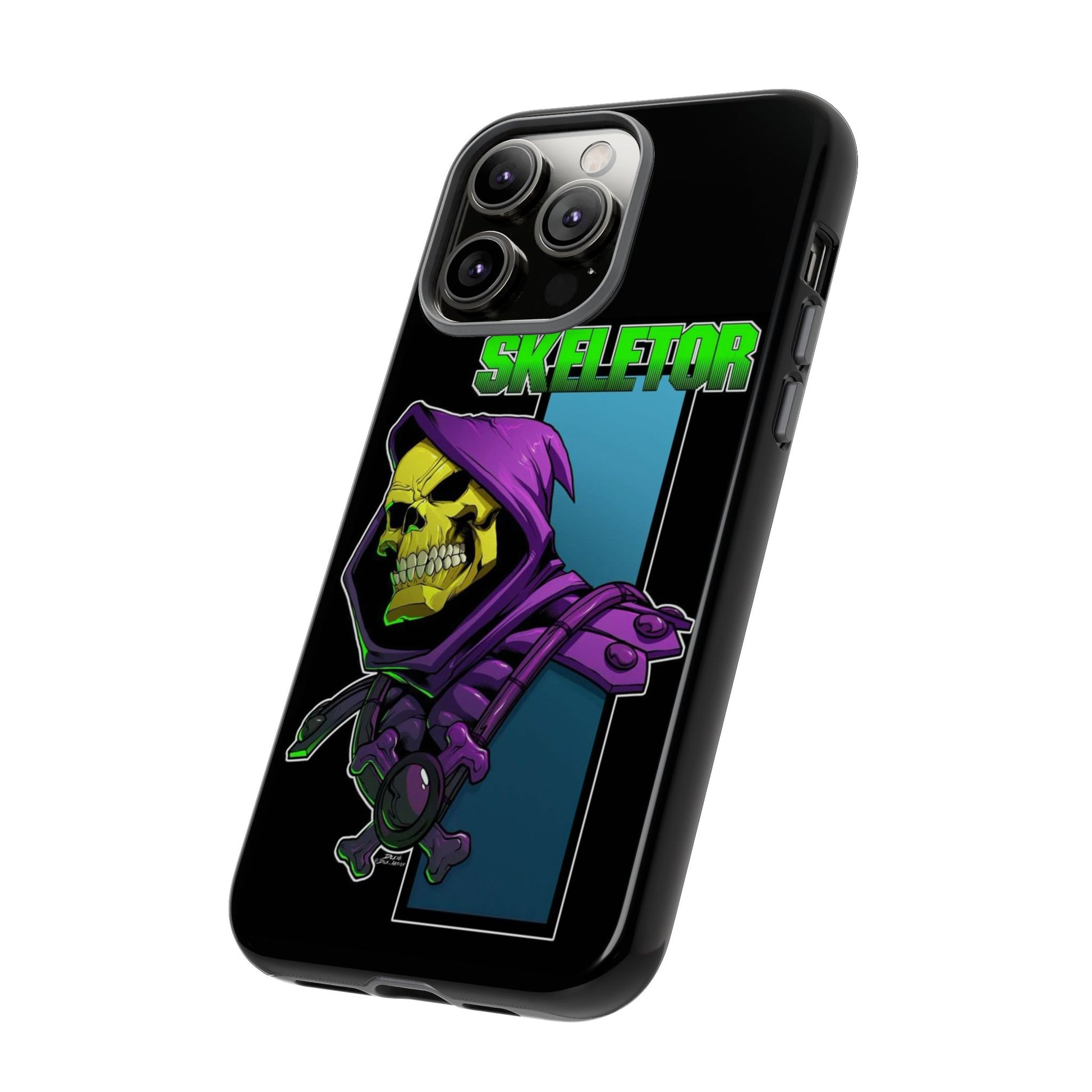 Skeletor Tough Cases for iPhones, Samsung, and Pixel