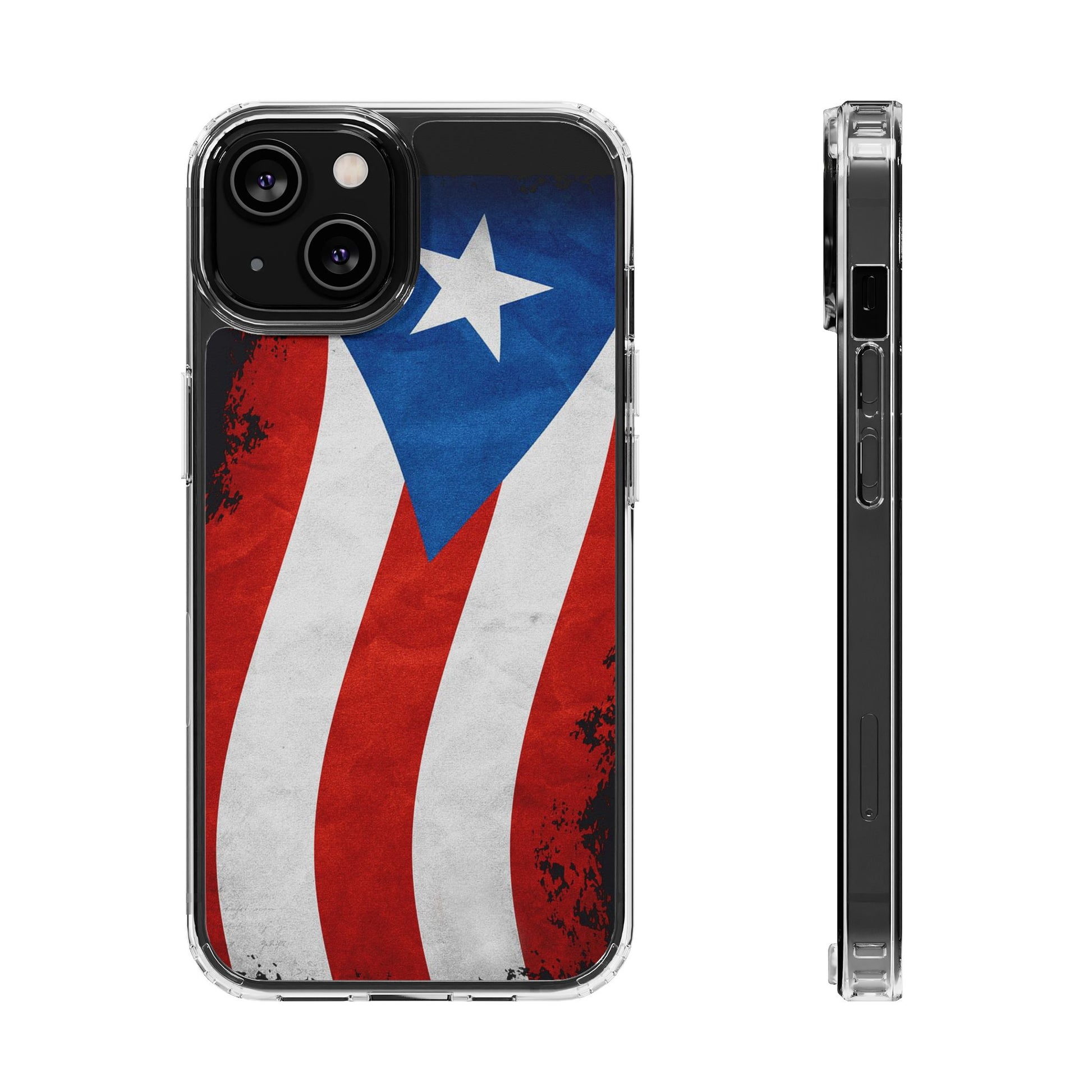 Puerto Rican Flag Art Inspired Iphone and Samsung Protective case
