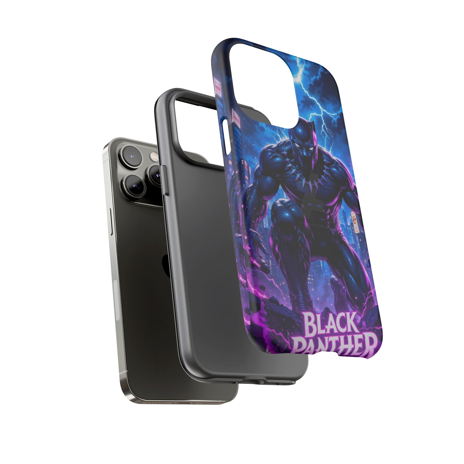 Black Panther Phone Case, Tough Cases for iPhones, Samsung, and Pixel