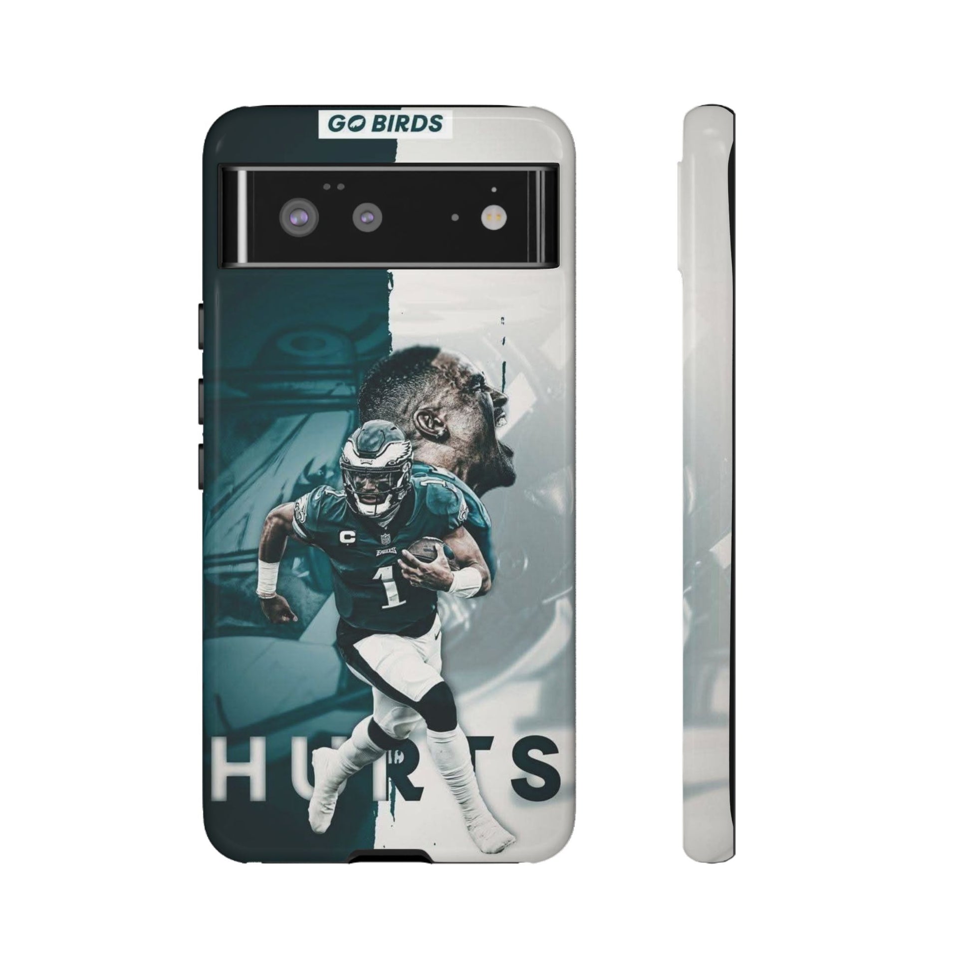 Jalen Hurts Eagles Football Tough Cases for iPhones, Samsung, and Pixel