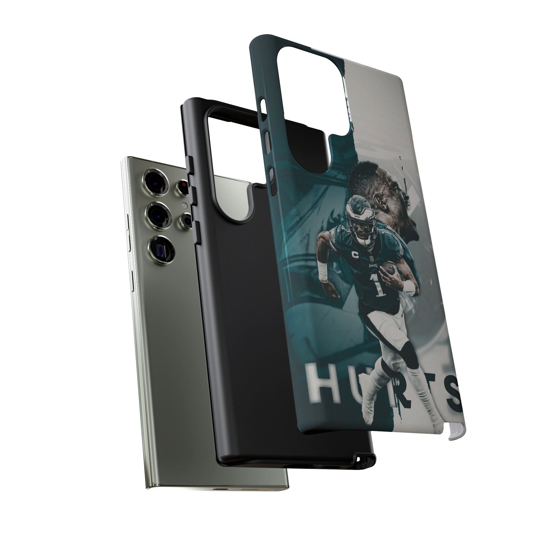 Jalen Hurts Eagles Football Tough Cases for iPhones, Samsung, and Pixel
