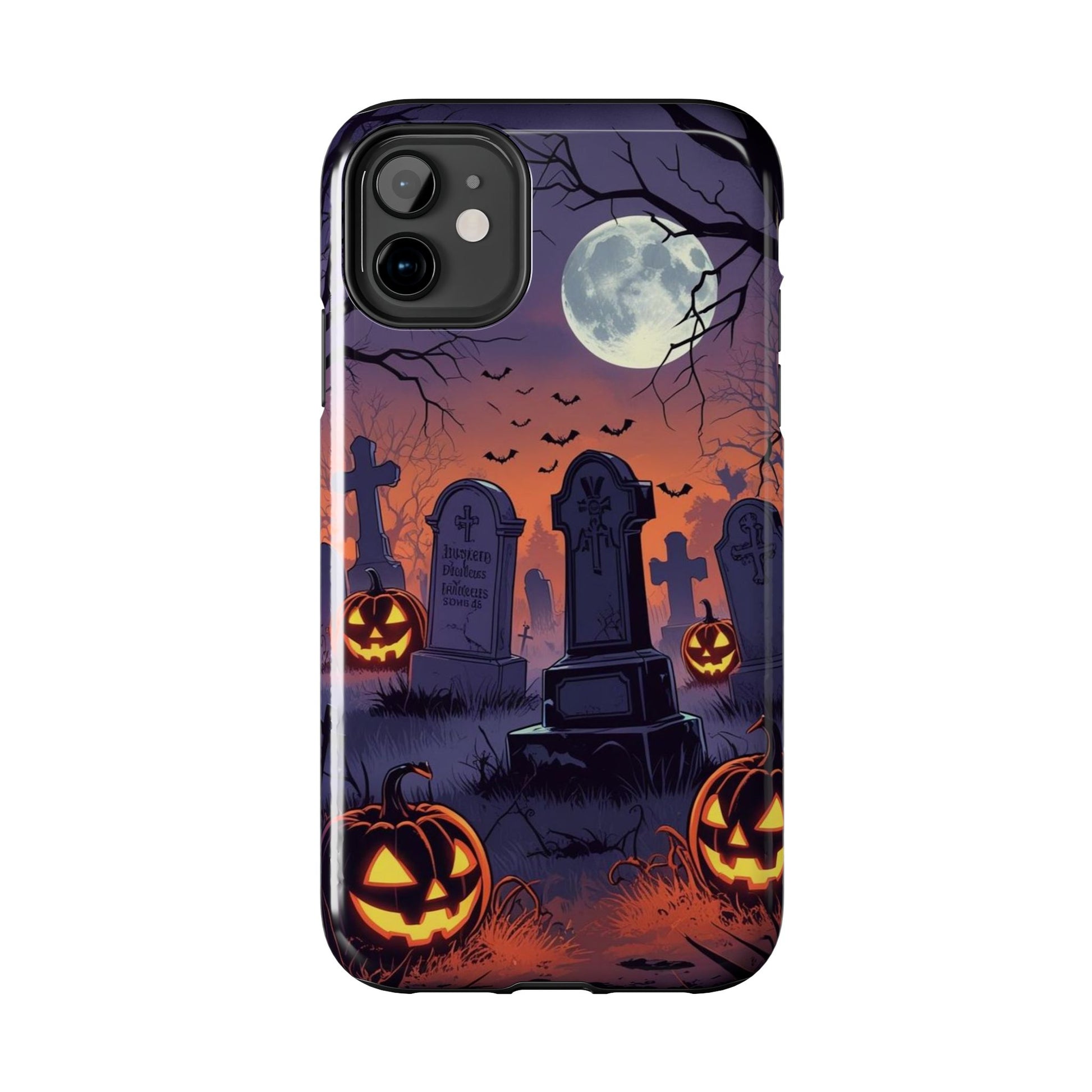 Graveyard Halloween Theme Phone Cases for iPhones & Samsung Phones
