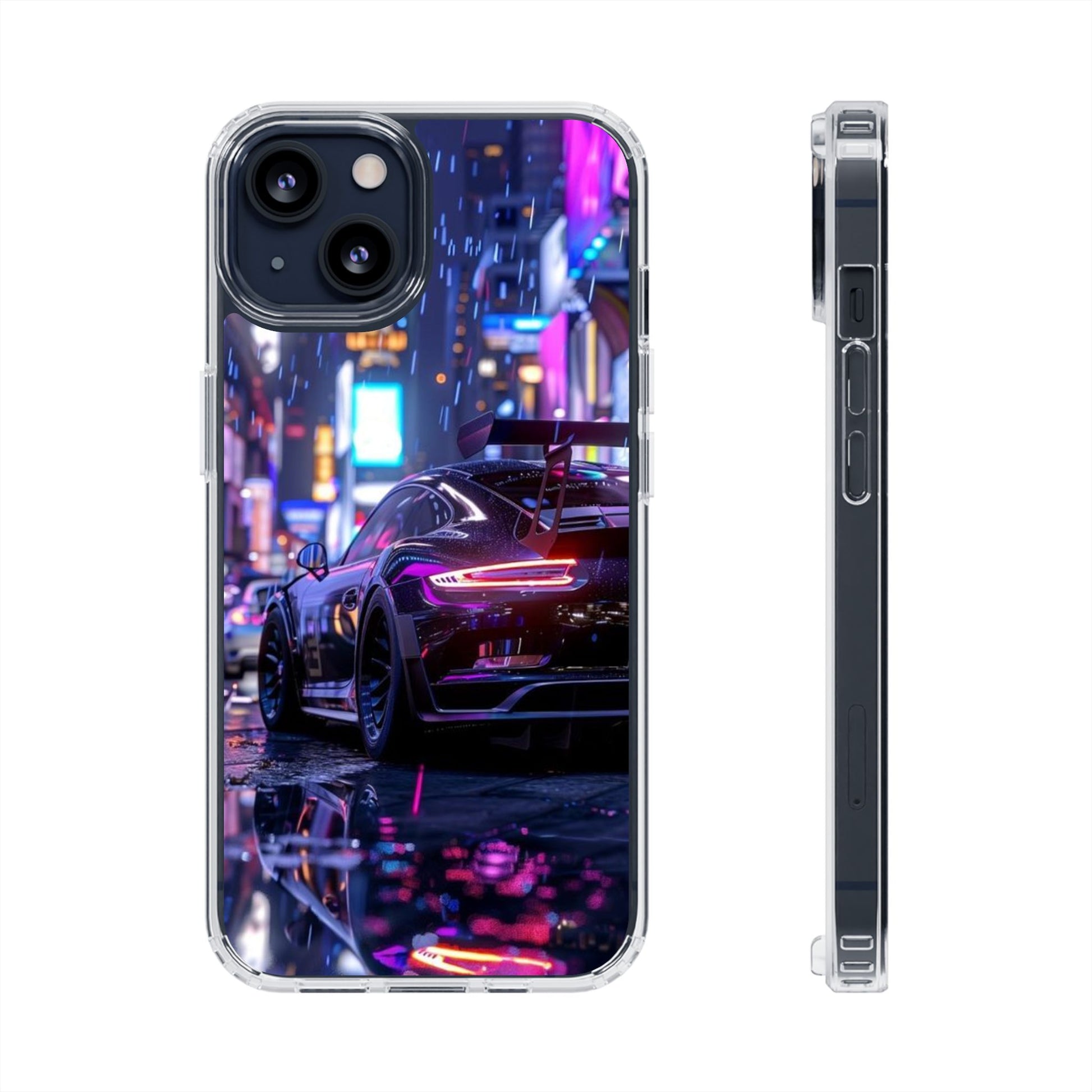 Beautiful Porsche in City Art Iphone, Samsung case