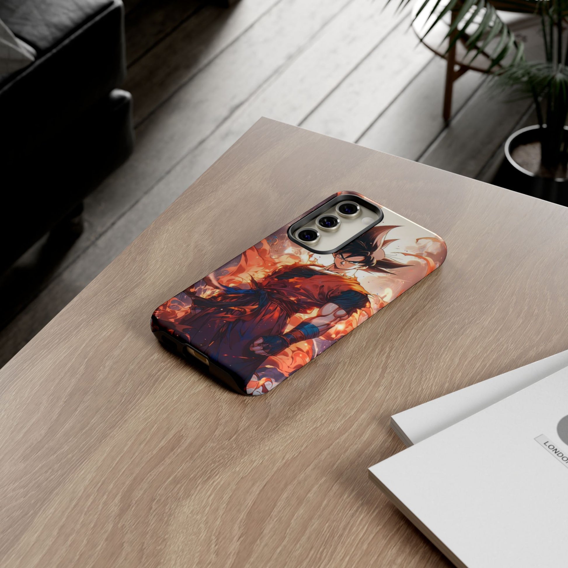 Anime Manga Dragon Ball Z Goku Tough Cases for iPhones, Samsung, and Pixel