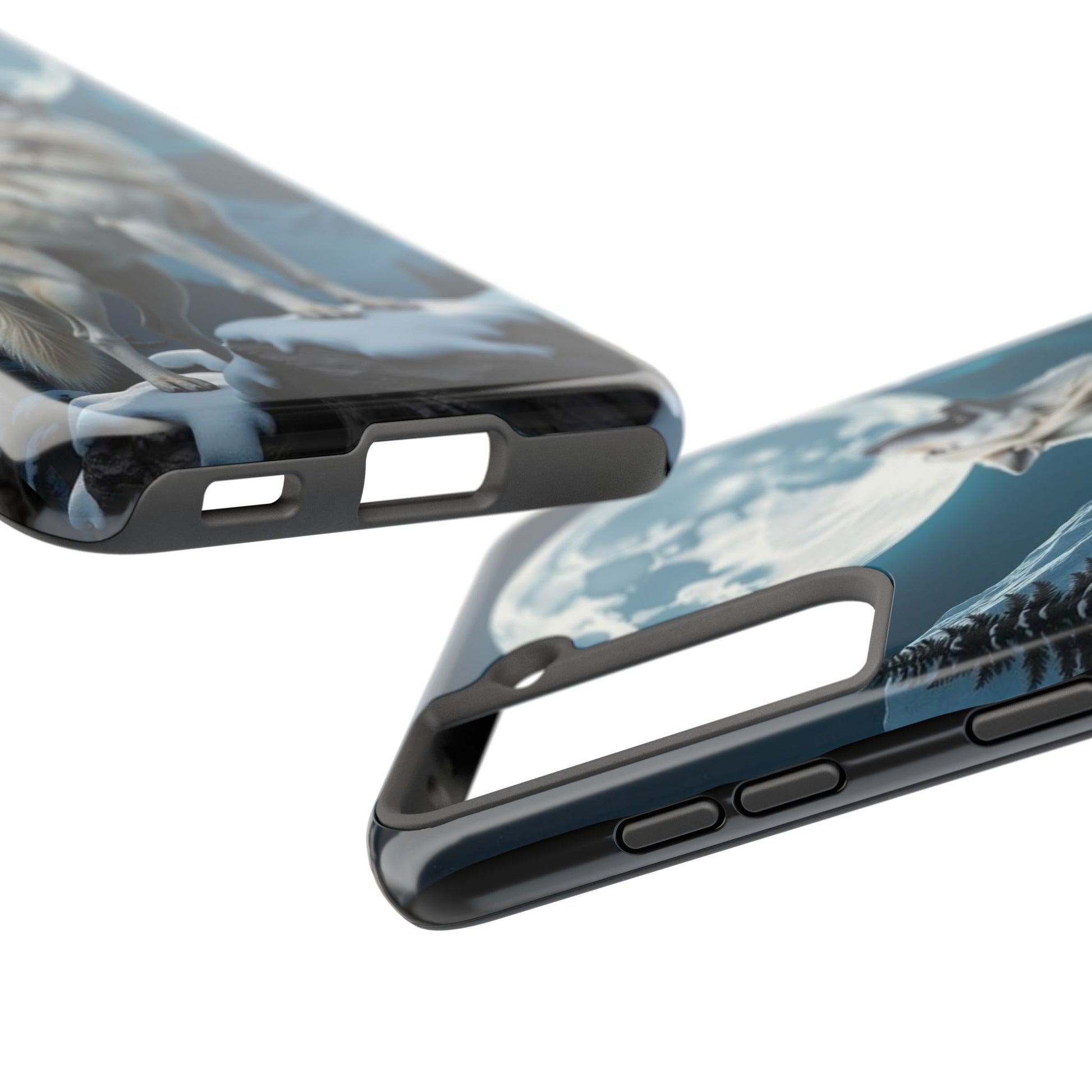 Howling Wolf Theme Phone Cases for iPhones & Samsung Phones