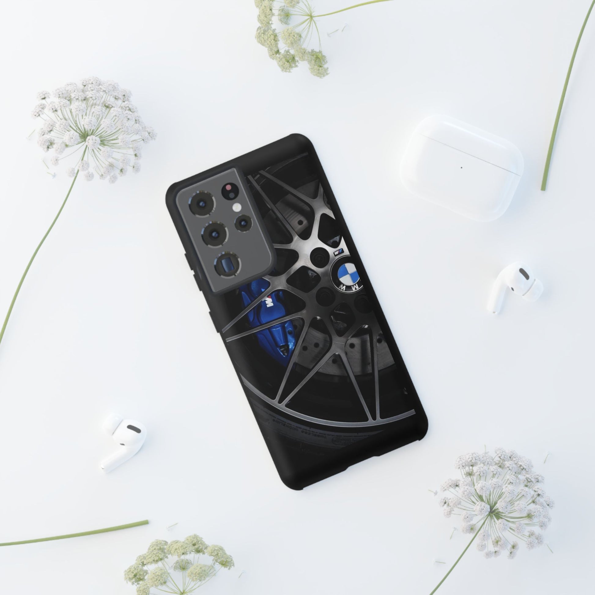 BMW M3 Racing Wheels Tough Cases for iPhones, Samsung, and Pixel