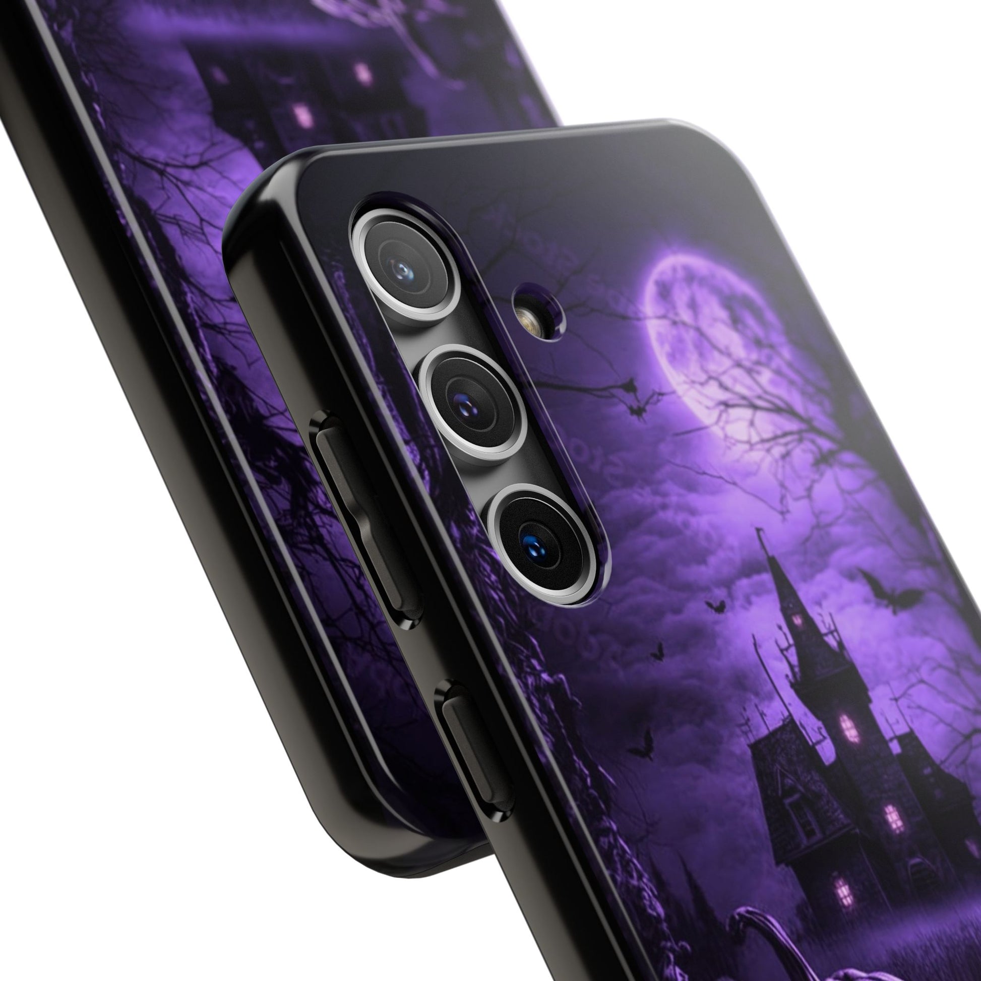 Haunted House Halloween Theme Phone Cases for iPhones & Samsung Phones