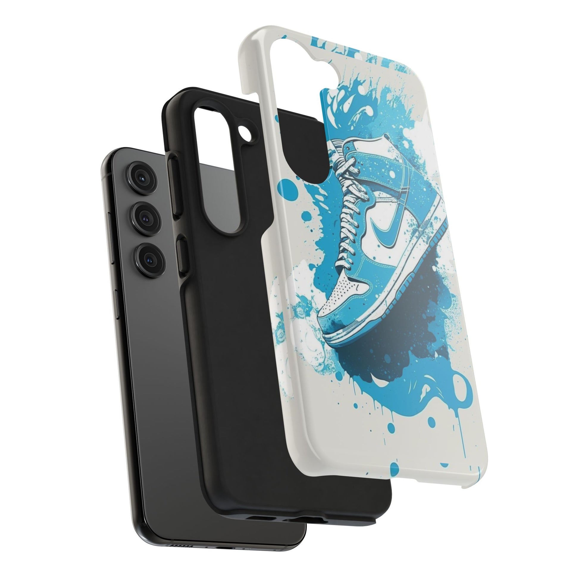 Baby Blue Jordan's Theme Phone Cases for Iphones & Samsung Phones