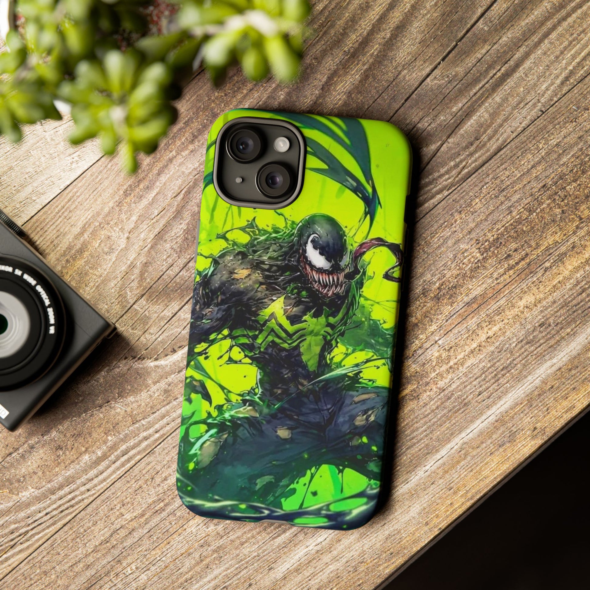 Evil Venom Phone Case, Tough Cases, Marvel Comics Phone for iPhones, Samsung, and Pixel