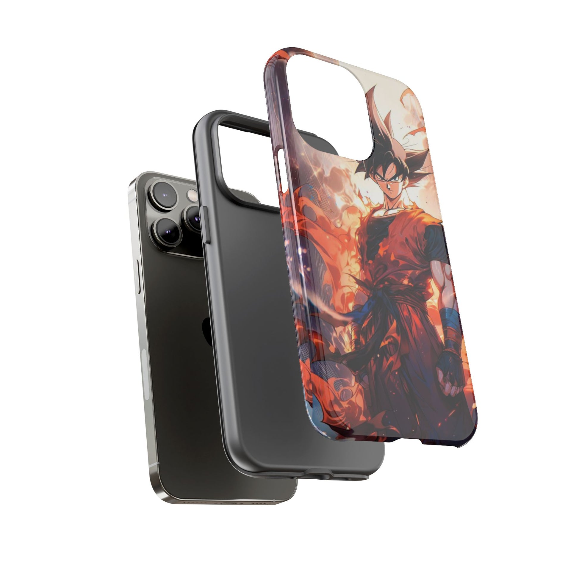 Anime Manga Dragon Ball Z Goku Tough Cases for iPhones, Samsung, and Pixel
