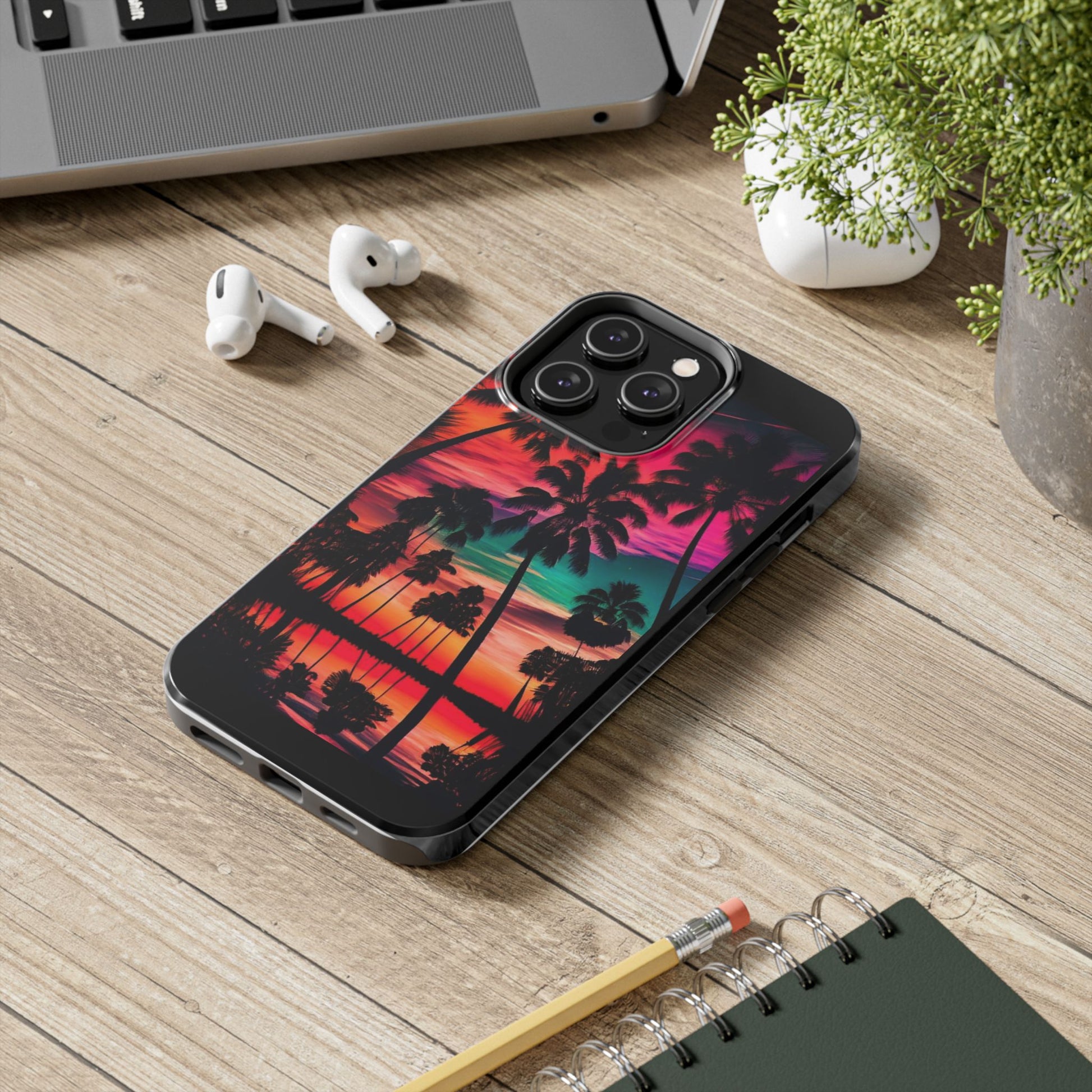 Beautiful Beach Sunset Landscape Phone Case for iPhone & Samsung Galaxy Phones