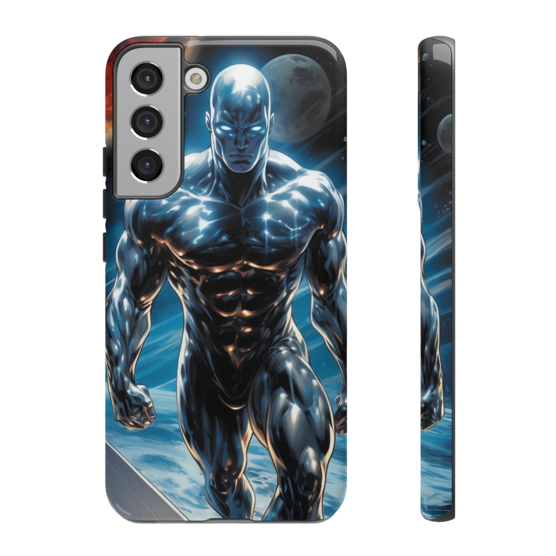 The Silver Surfer Comic Art Phone Case, Tough Cases for iPhones, Samsung, and Pixel