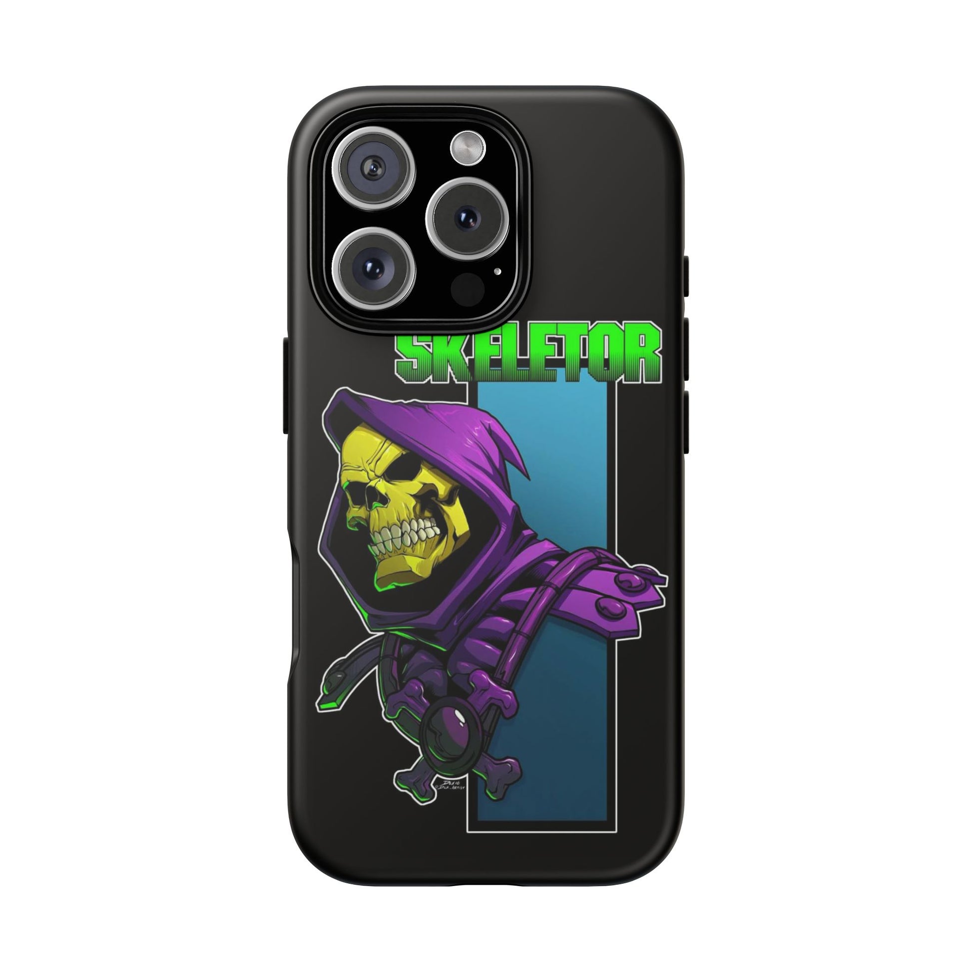 Skeletor Tough Cases for iPhones, Samsung, and Pixel