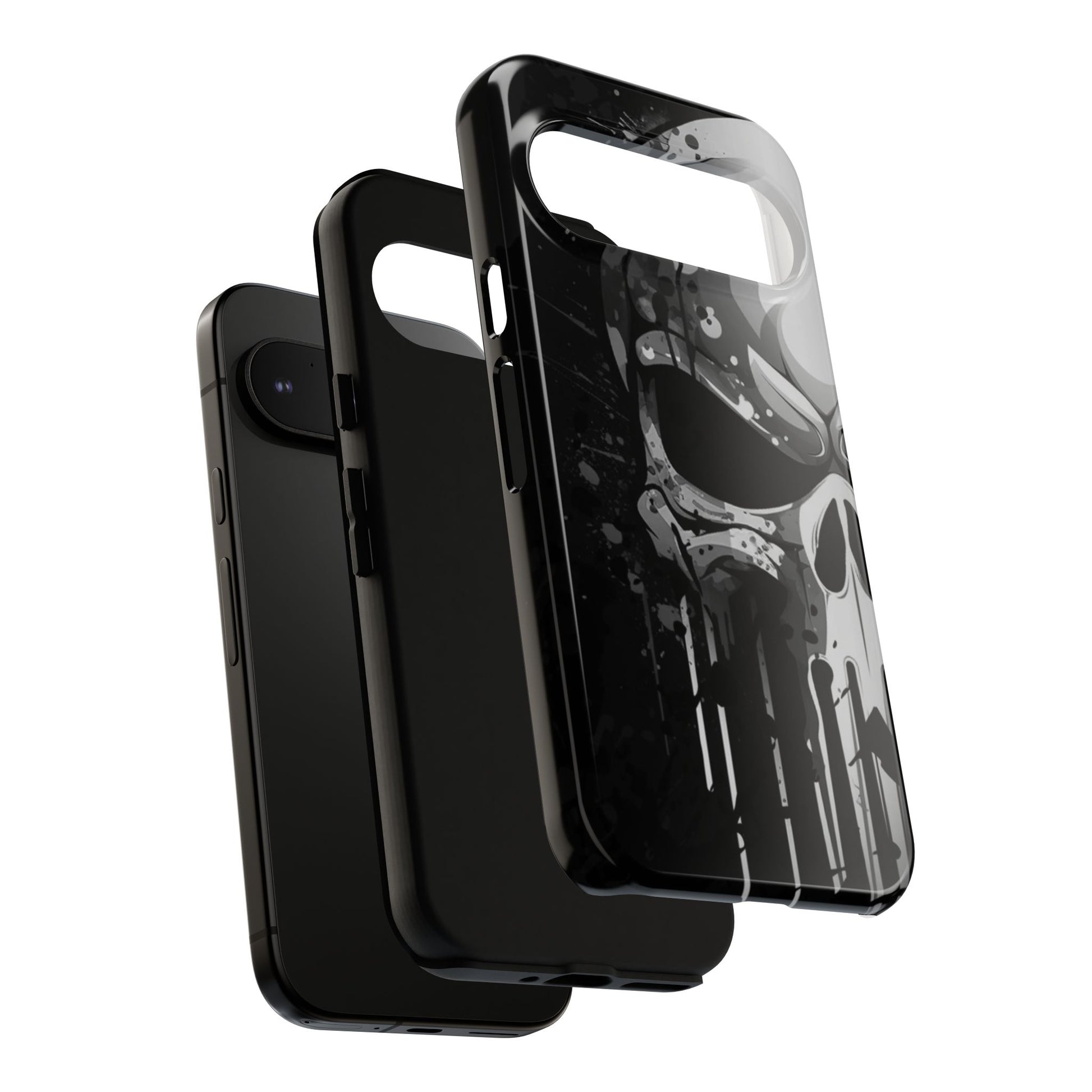 Punisher Skull Tough Cases for iPhones, Samsung, and Pixel