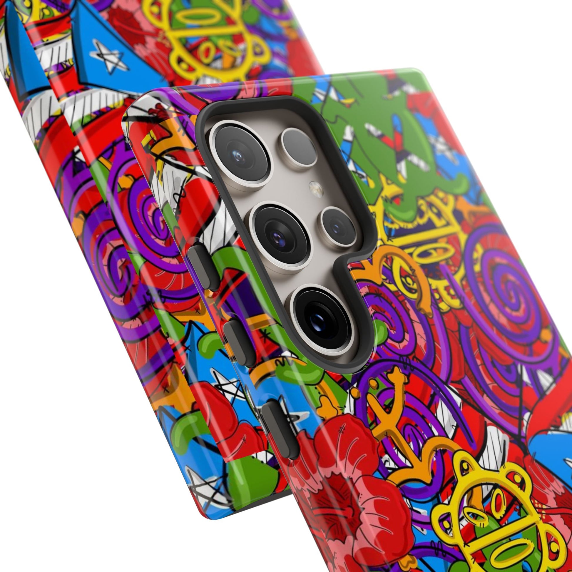Puerto Rico Taino Tribal Art Tough Cases for iPhones, Samsung, and Pixel
