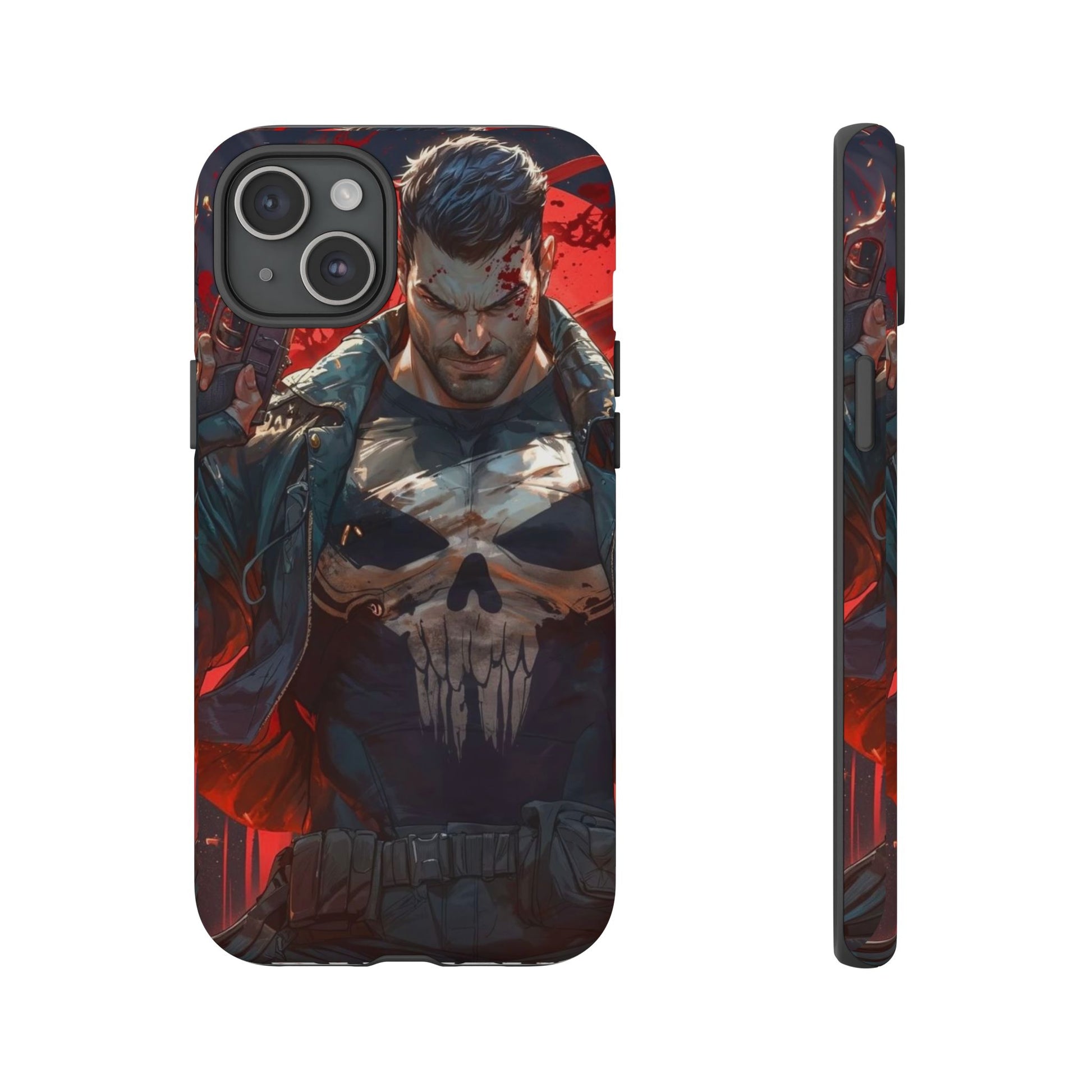 Punisher Tough Cases for iPhones, Samsung, and Pixel