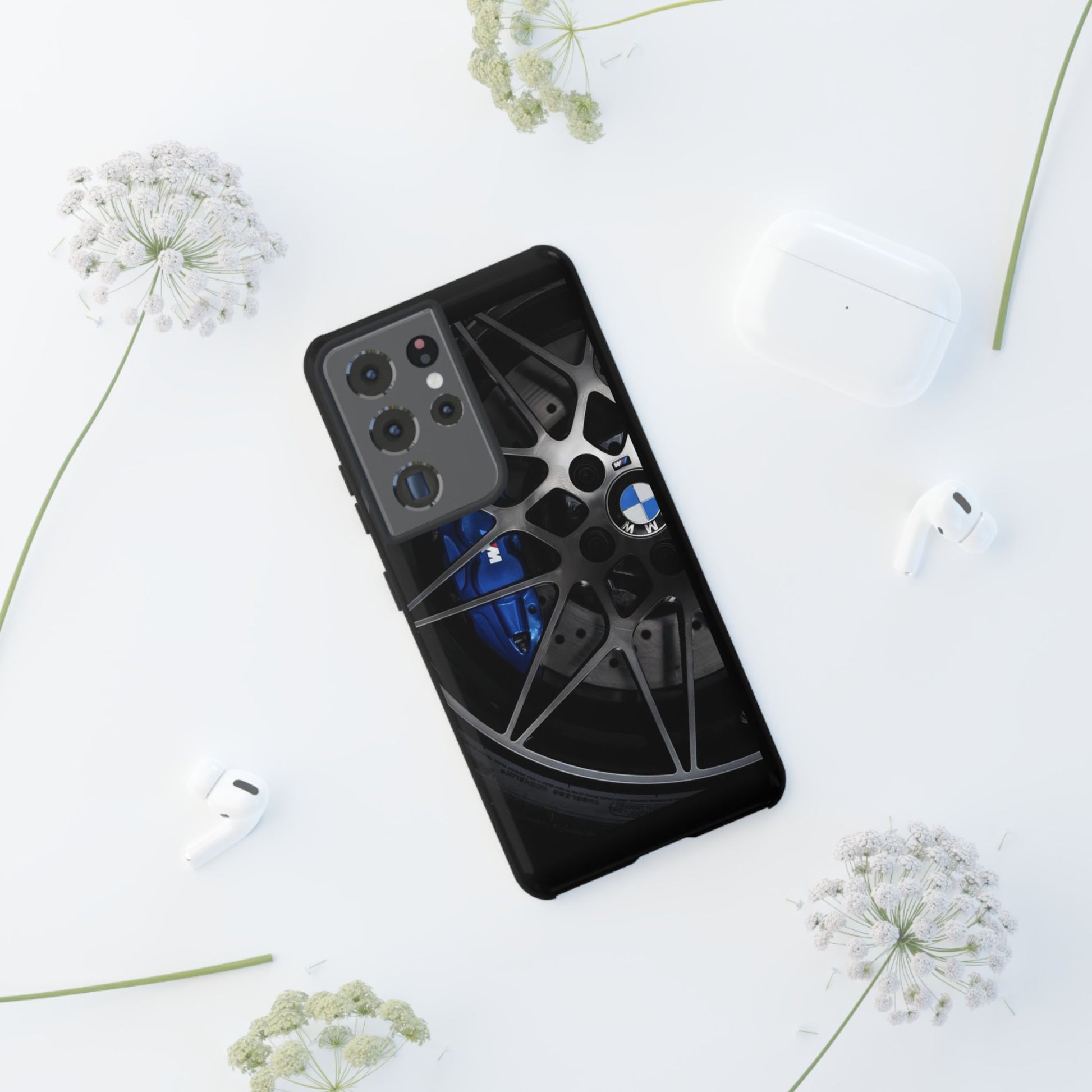 BMW M3 Racing Wheels Tough Cases for iPhones, Samsung, and Pixel