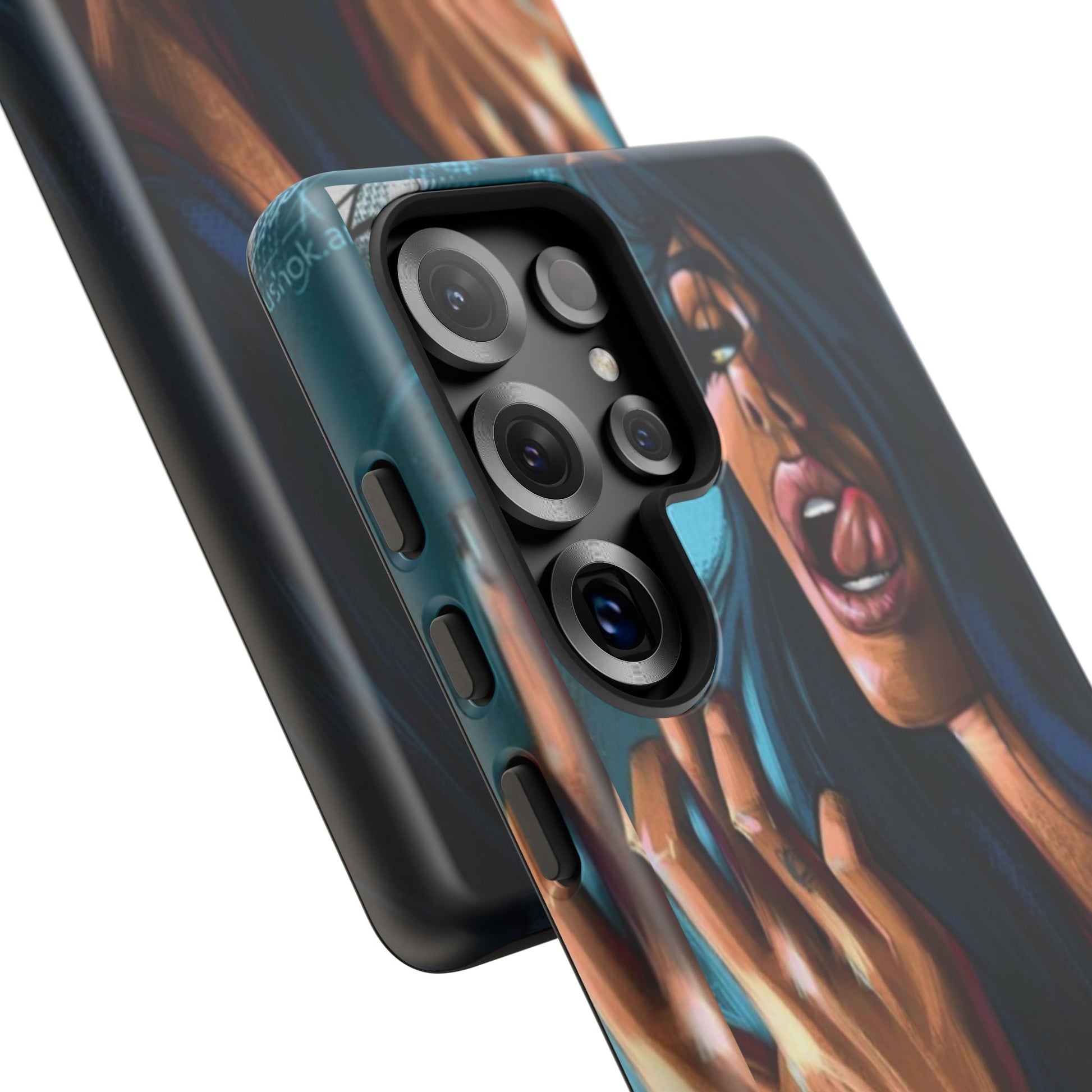 Tough Girl Theme Urban Design Cases for iPhones, Samsung, and Pixel