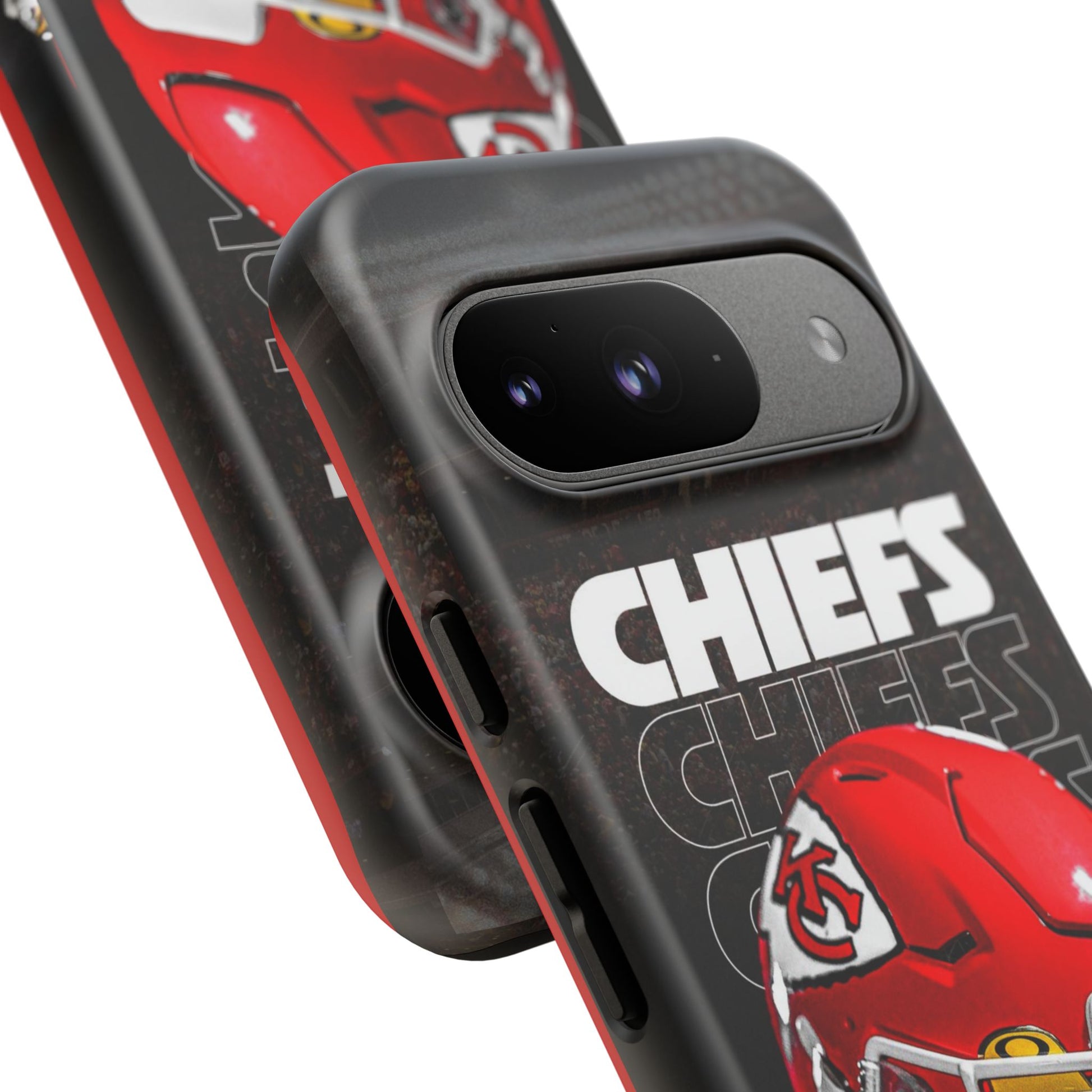 Kansas City Chiefs Football Helmet Logo Tough Cases for iPhones, Samsung, and Pixel