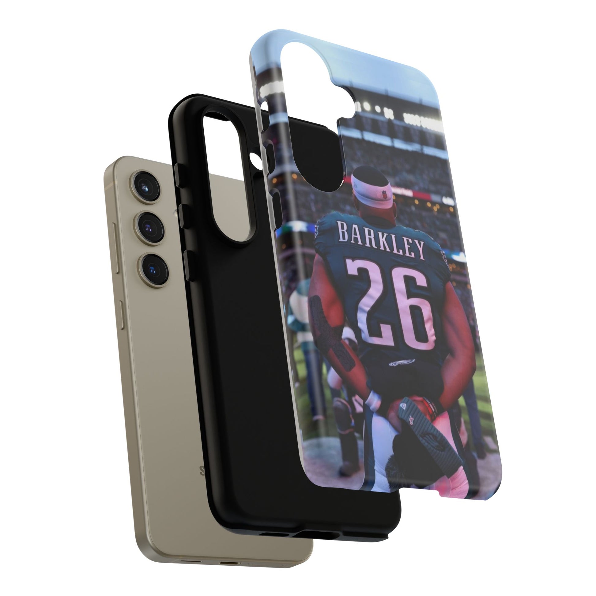 Eagles Football Saquon Barkley Tough Cases for iPhones, Samsung, and Pixel