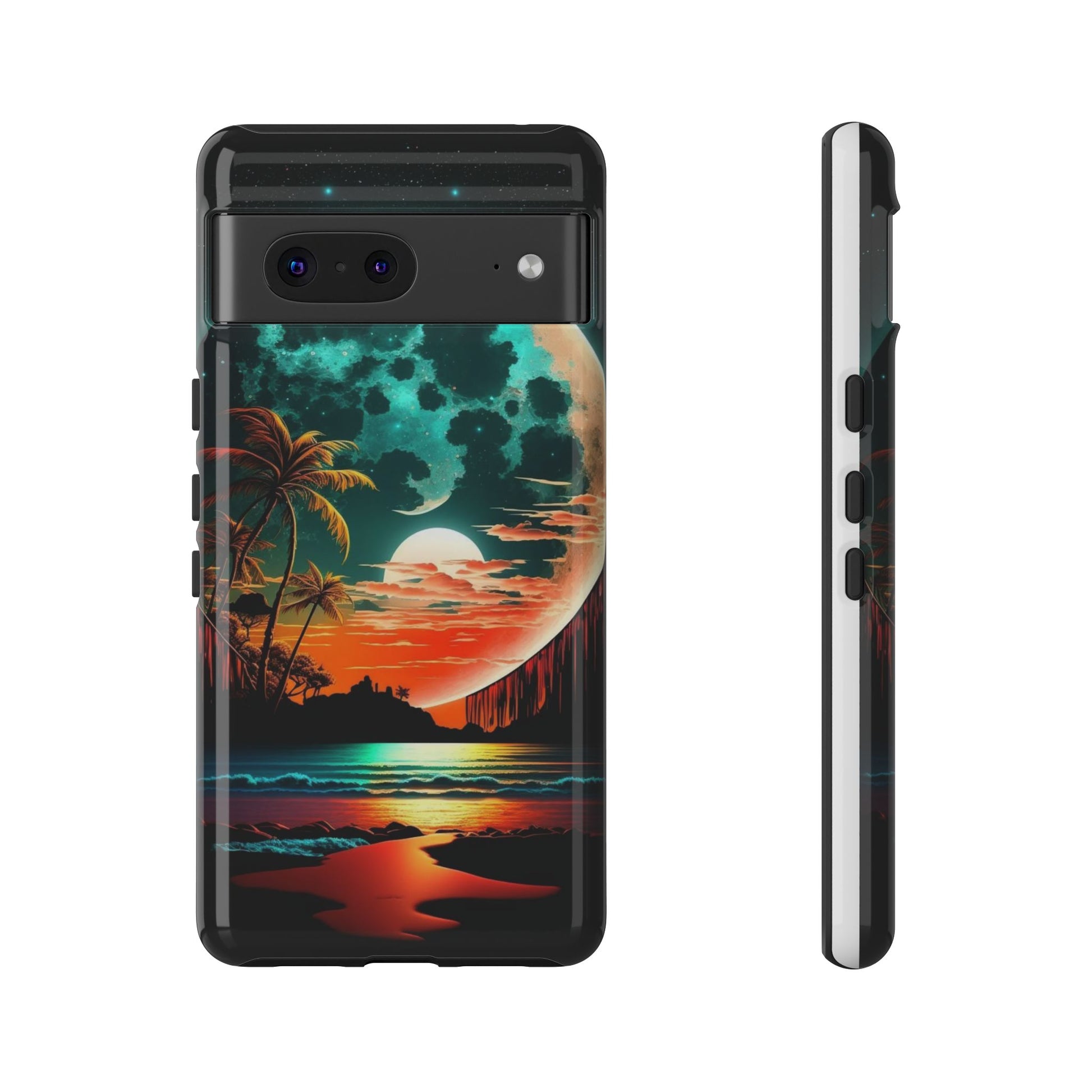 Fantasy Beach Sunset Landscape Phone Case for iPhone, Samsung Galaxy, & Pixel Phones