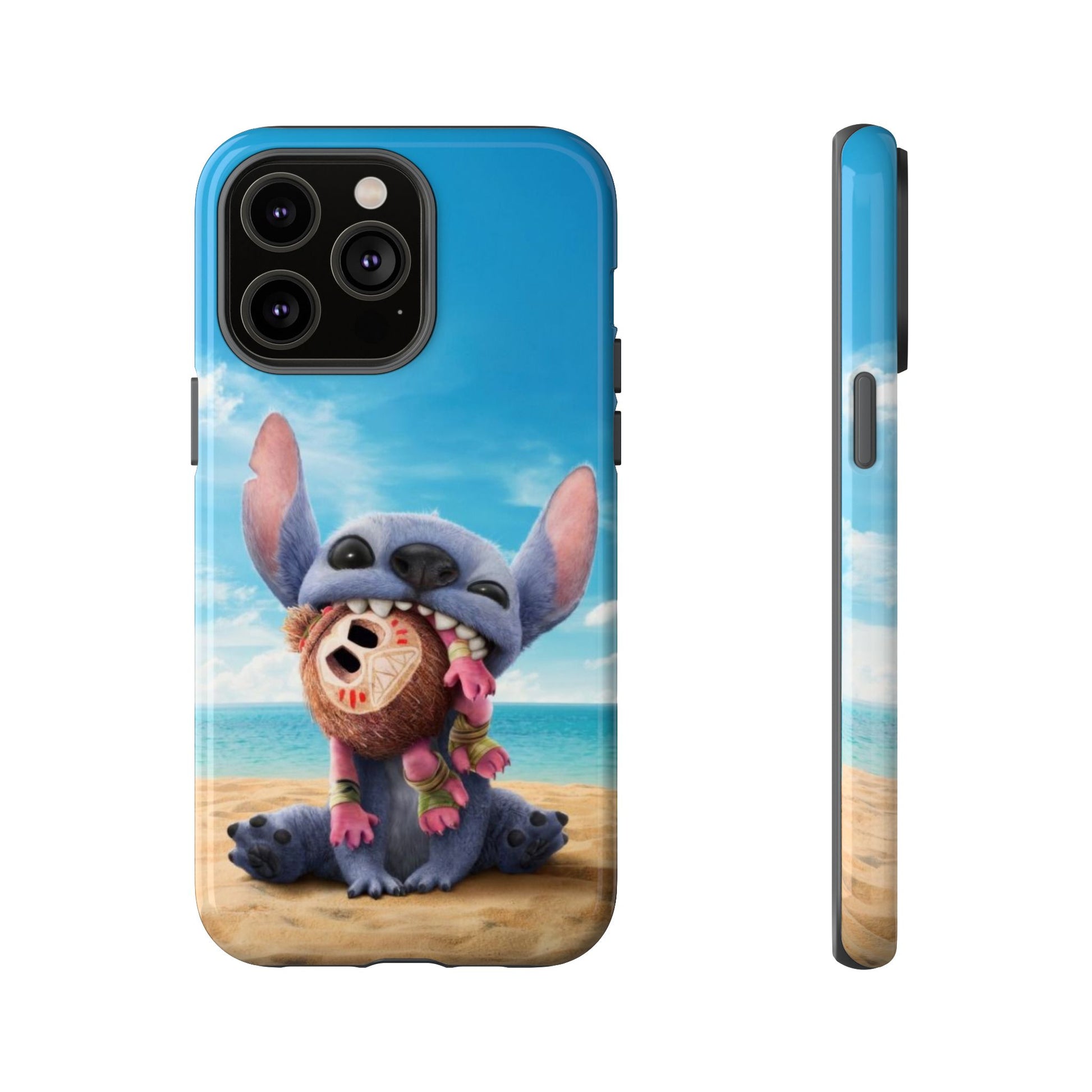 Stitch Beach Sunset Landscape Phone Case for iPhone, Samsung Galaxy, & Pixel Phones