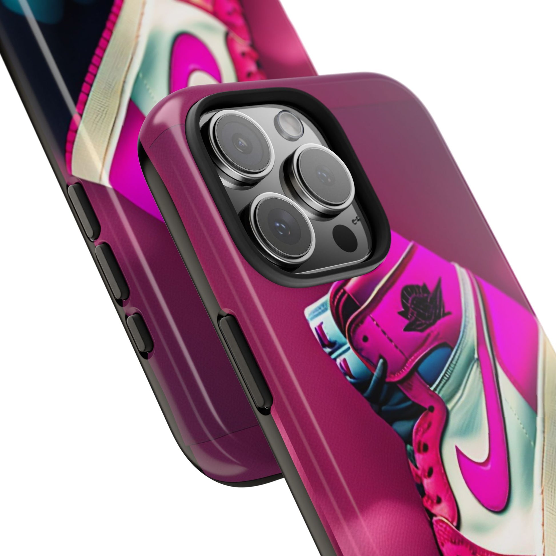 Pink Jordan Sneakers Phone Cases for iPhones & Samsung Phones