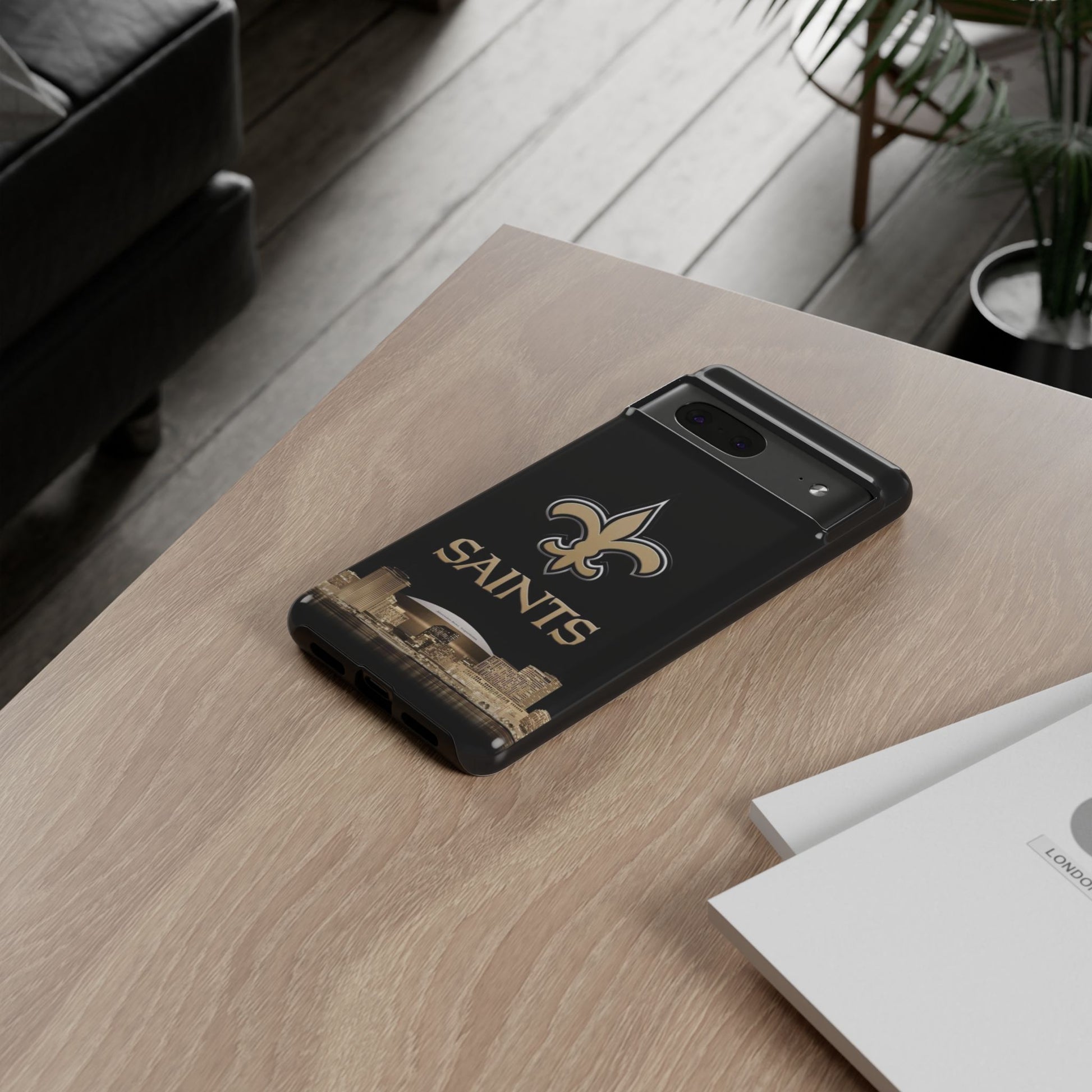 Football New Orleans Saints Logo Tough Cases for iPhones, Samsung, and Pixel