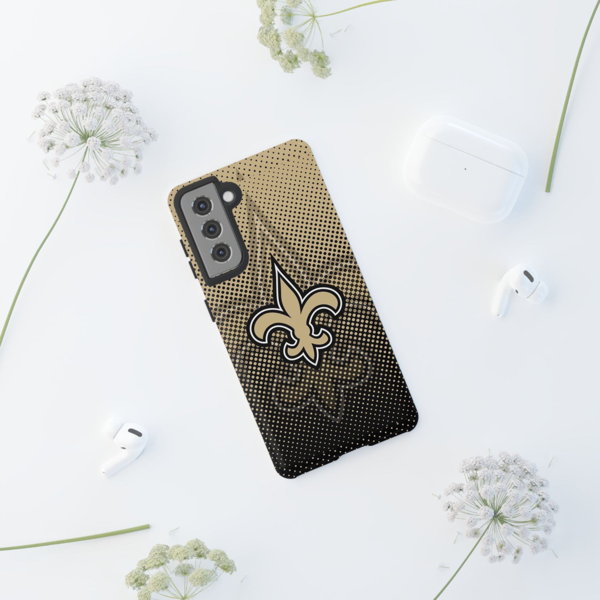 New Orleans Football Saints Logo Tough Cases for iPhones, Samsung, and Pixel
