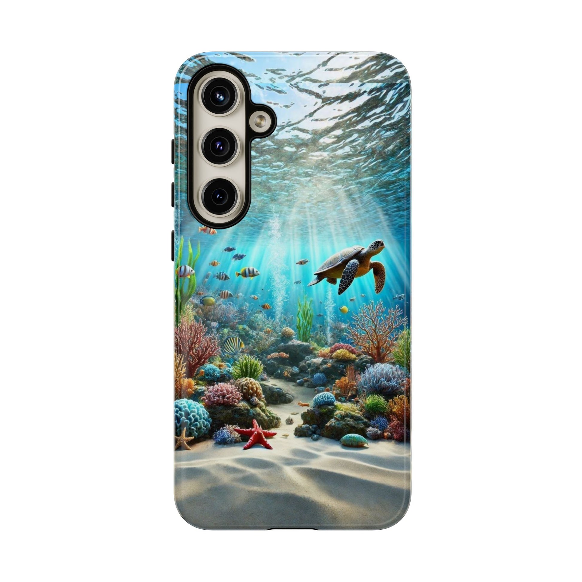 Under Sea Landscape Tough Cases for iPhones, Samsung, and Pixel