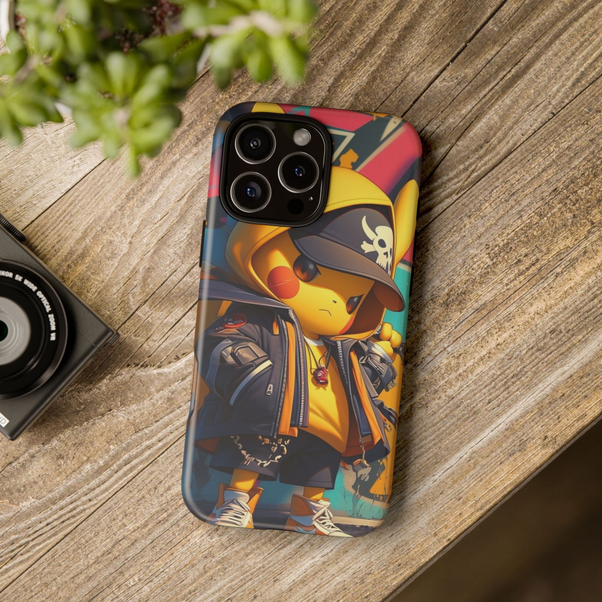 Cute Poke Bear Phone Case, Tough Cases for iPhones, Samsung, and Pixel