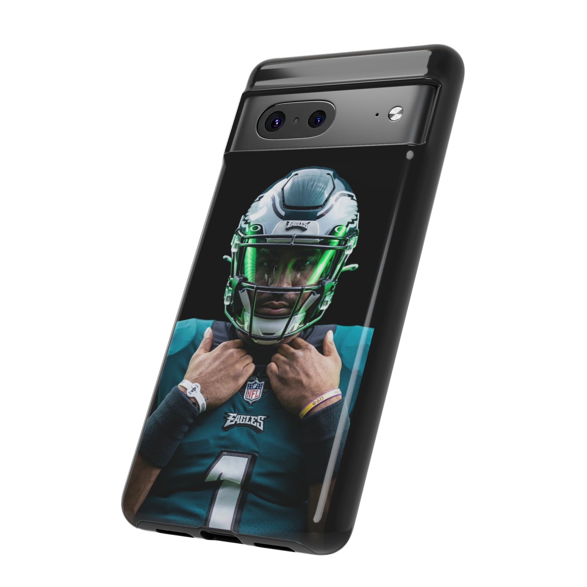 Eagles Football Jalen Hurts Tough Cases for iPhones, Samsung, and Pixel