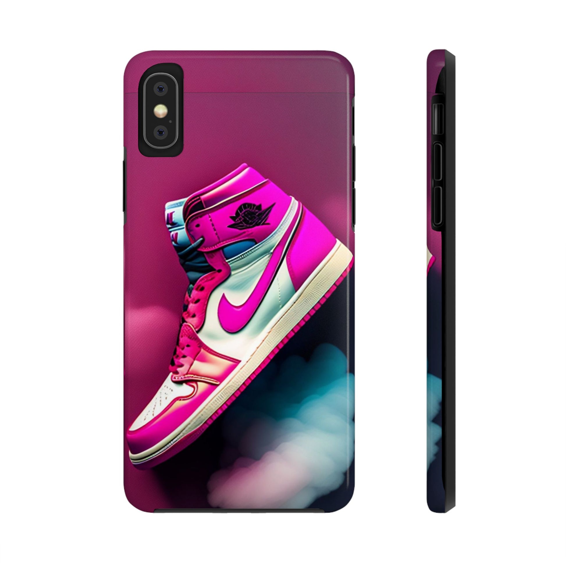 Pink Jordan Sneakers Phone Cases for iPhones & Samsung Phones