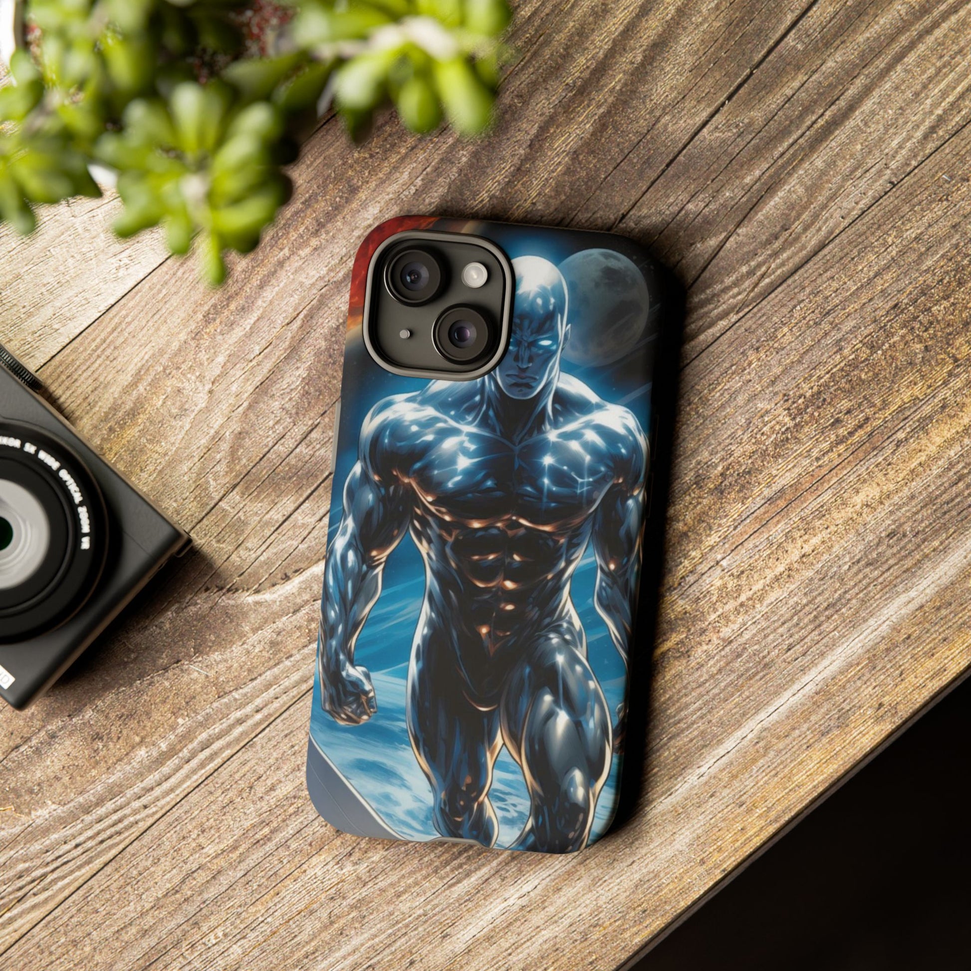 The Silver Surfer Comic Art Phone Case, Tough Cases for iPhones, Samsung, and Pixel