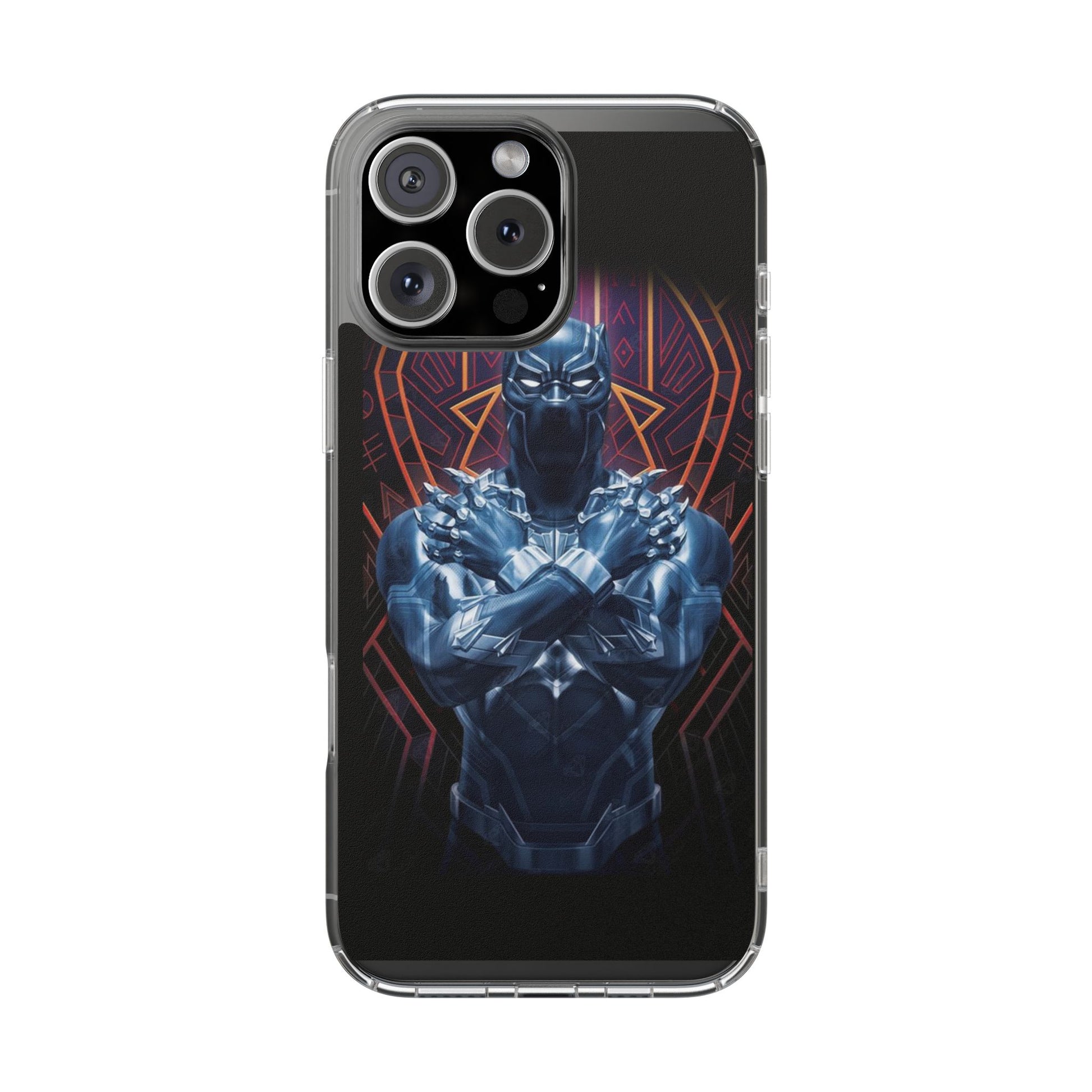Black Panther Super Hero iPhone & Samsung Case, Wireless Charging compatible