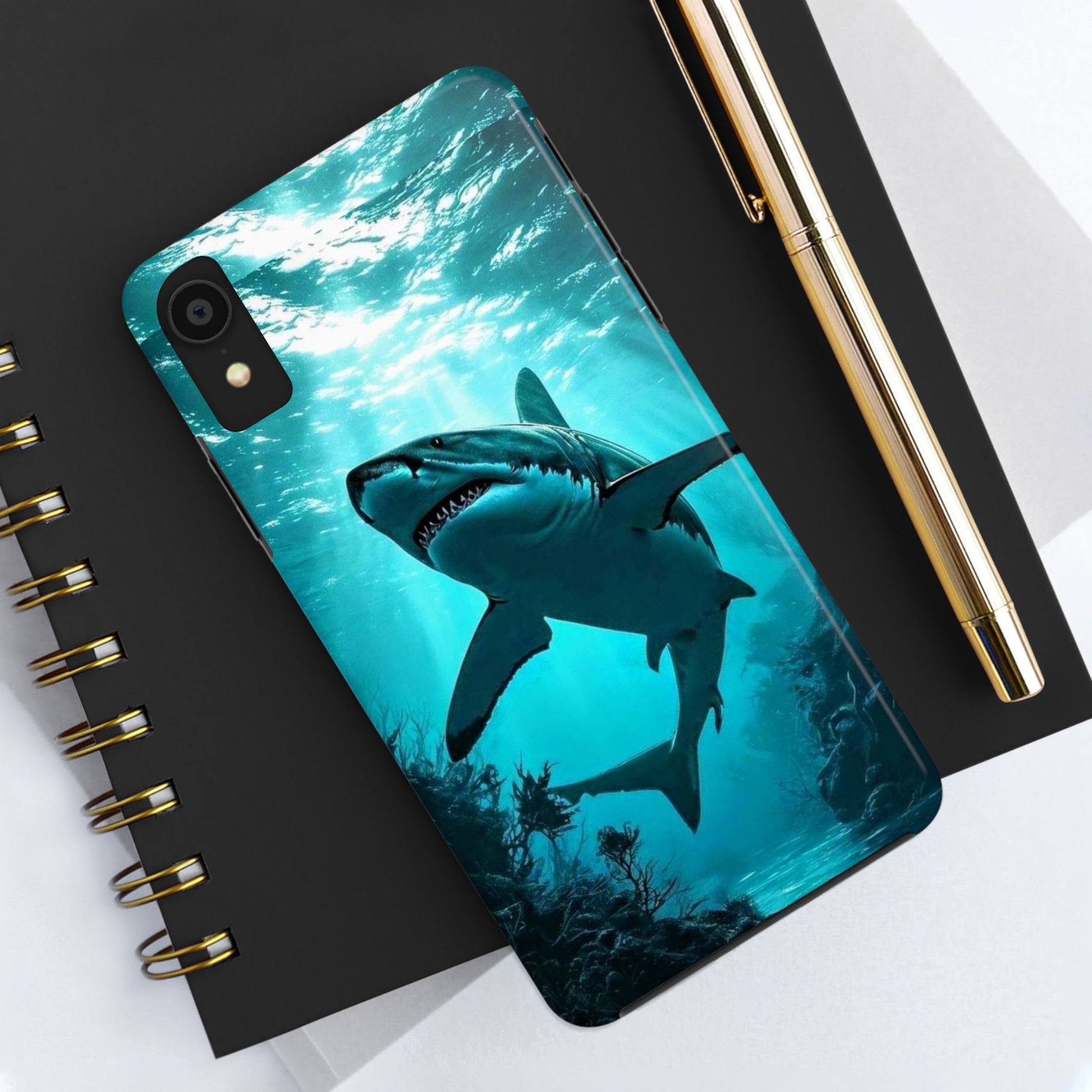 Killer Shark Theme Phone Cases for iPhones & Samsung Phones