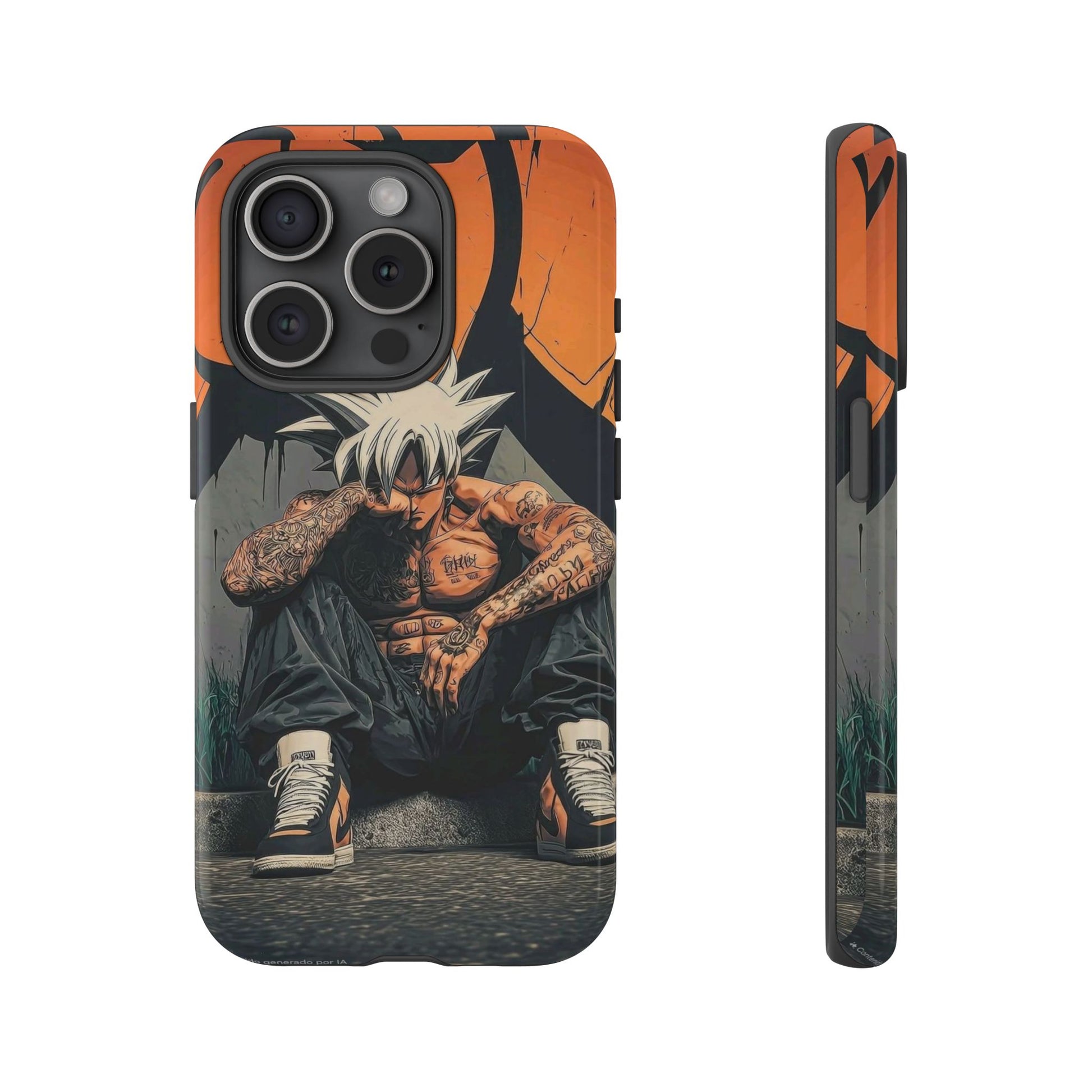 Anime DBZ Thug Tough Cases for iPhones, Samsung, and Pixel