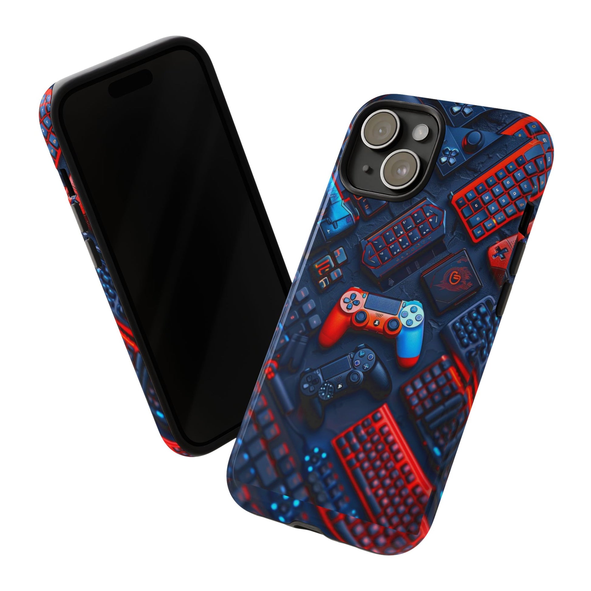Gamer Themed Controllers Tough Cases for iPhones, Samsung, and Pixel