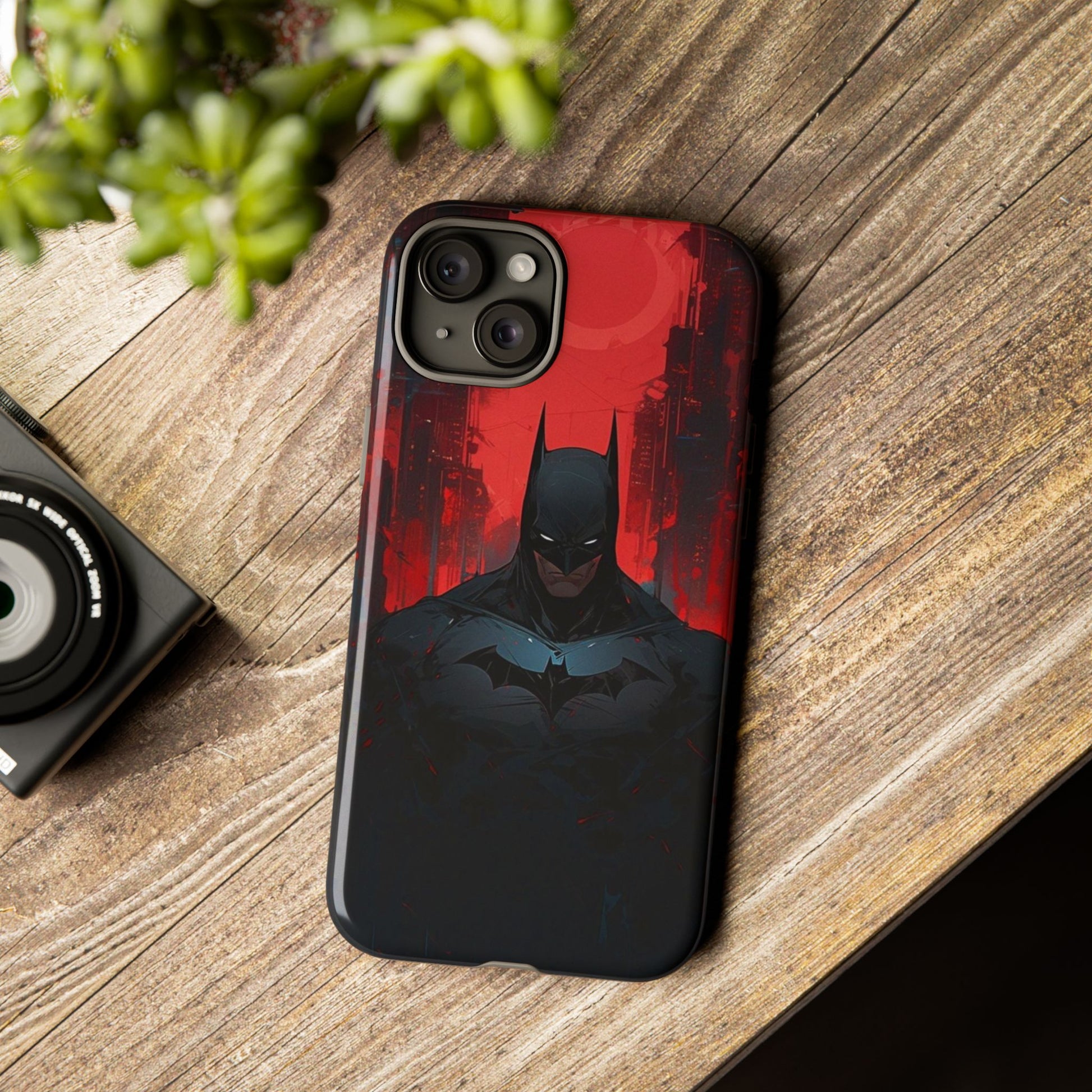 The Dark Knight Batman Tough Cases for iPhones, Samsung, and Pixel