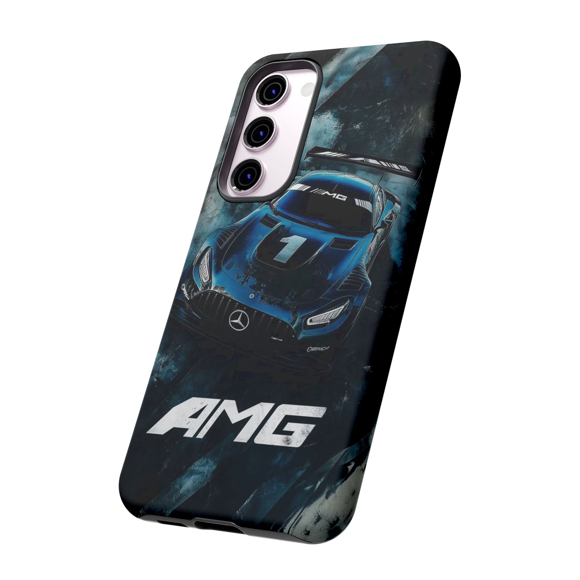 Mercedes AMG Racing Car Tough Cases for iPhones, Samsung, and Pixel