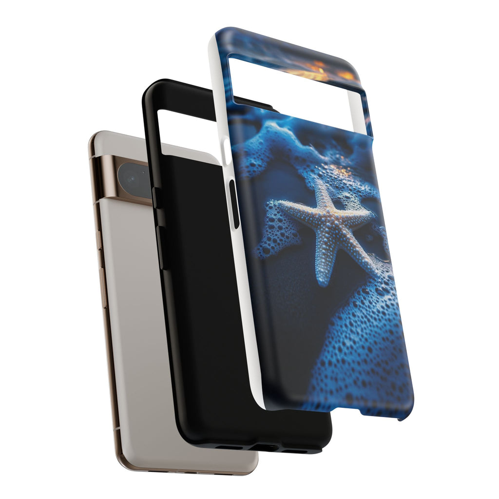 Starfish Beach Tough Cases for iPhones, Samsung, and Pixel