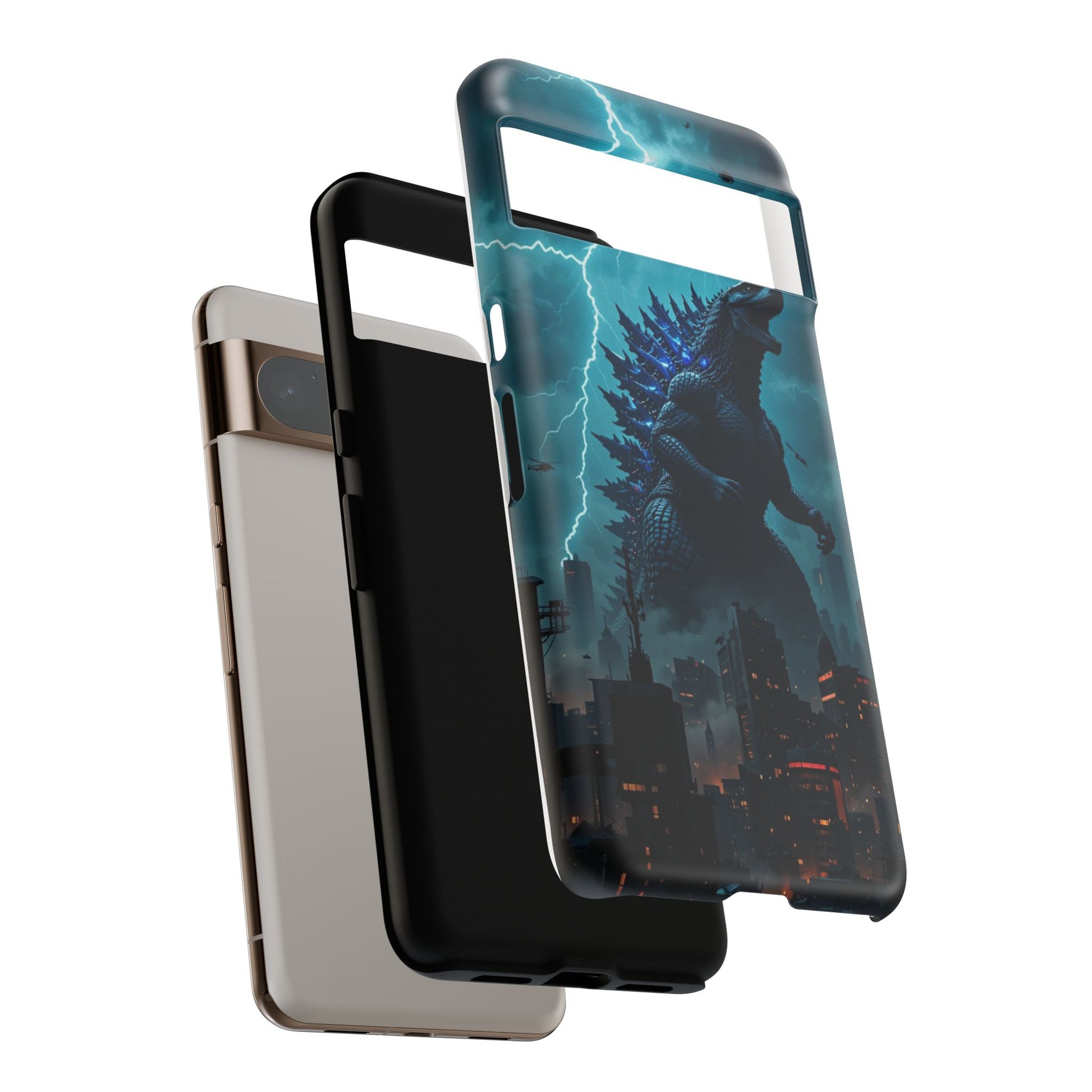 Godzilla Phone Case, Tough Cases for iPhones, Samsung, and Pixel