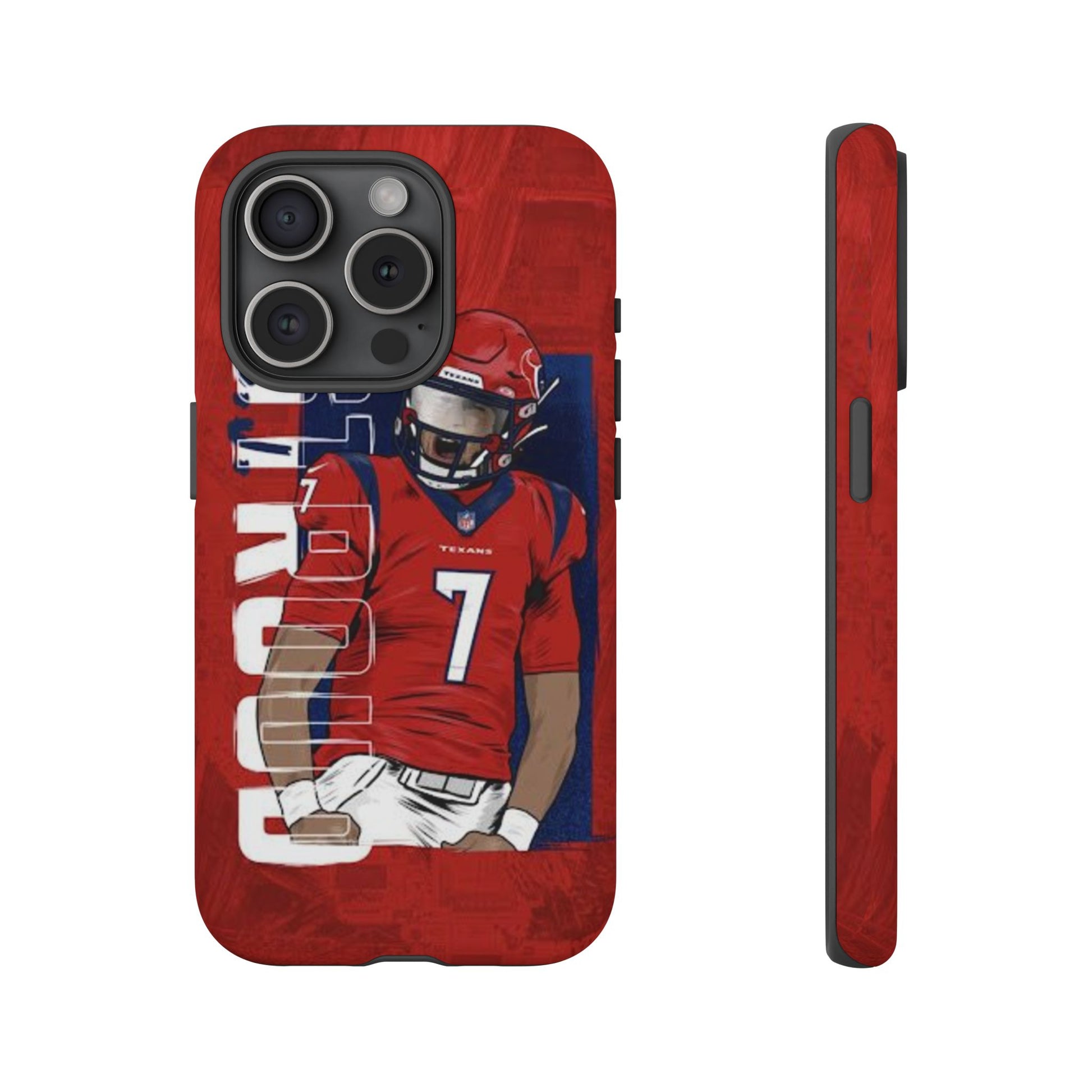 Houston Texans Football CJ Stroud Tough Cases for iPhones, Samsung, and Pixel