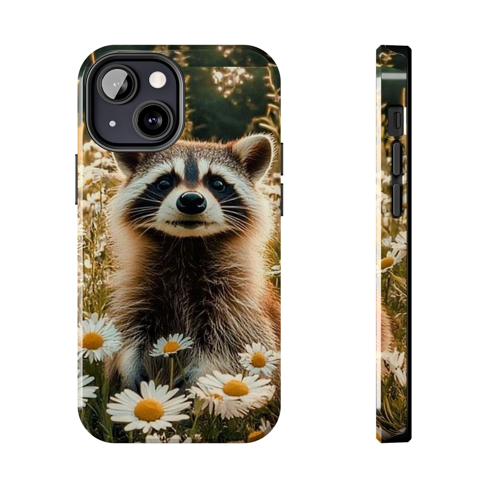 Cute Raccoon Theme Phone Cases for iPhones & Samsung Phones
