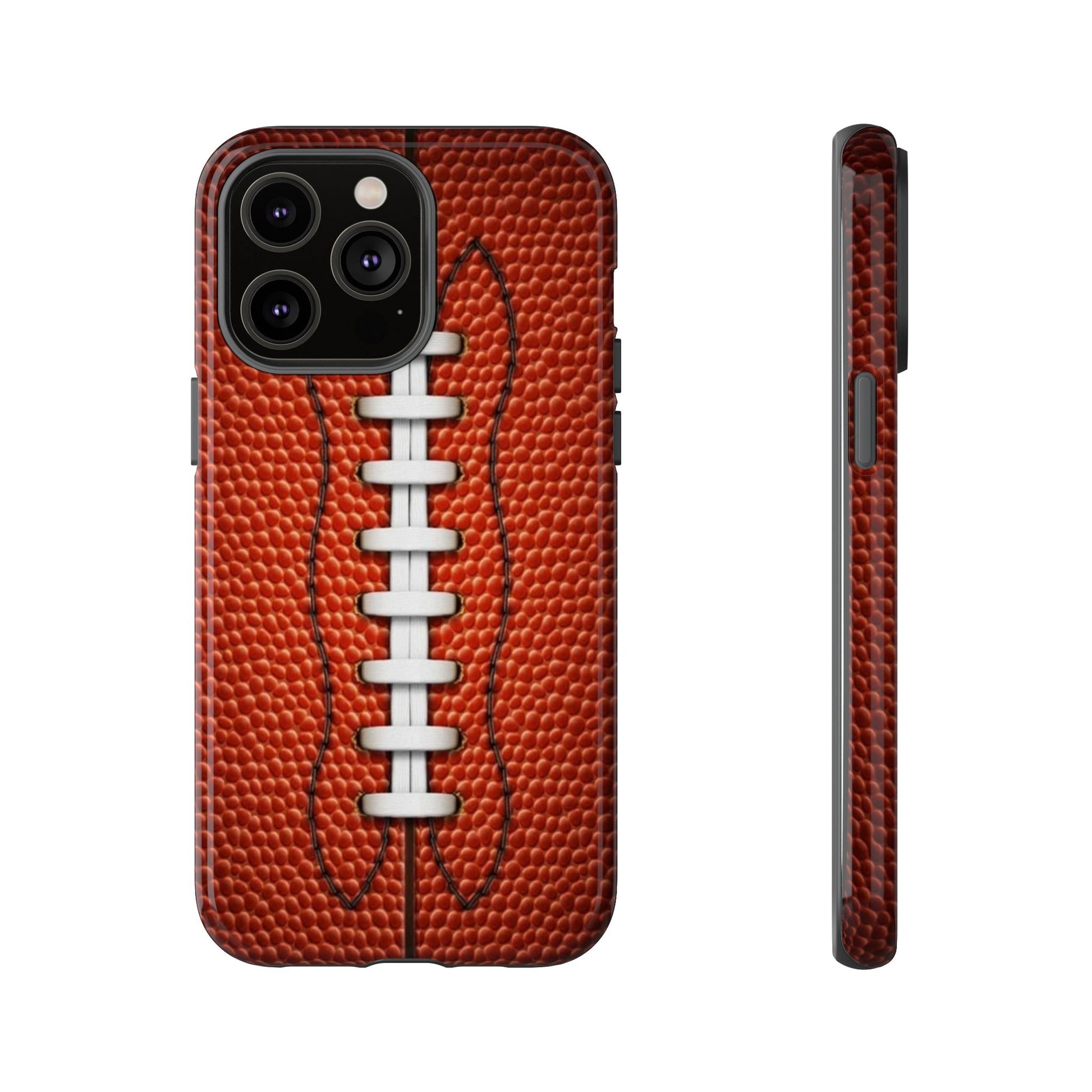 Football Pigskin Print Tough Cases for iPhones, Samsung, and Pixel
